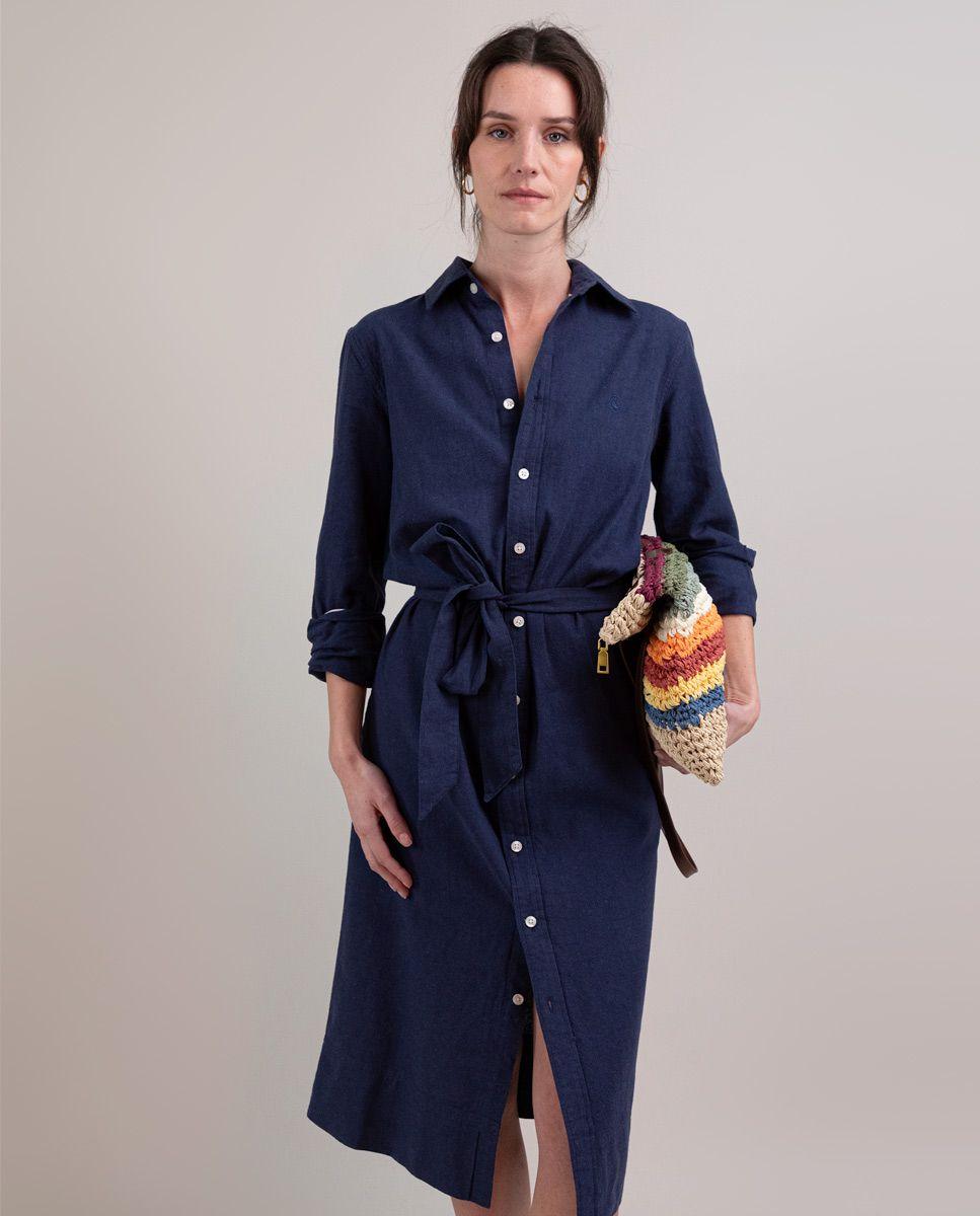 Vestido Camisero Marino MUJER PV 25-0