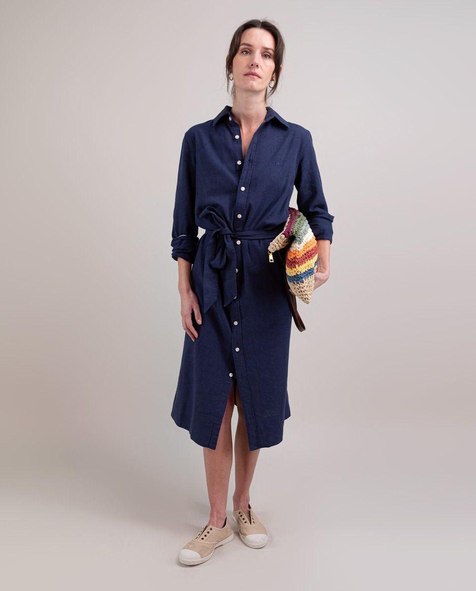 Vestido Camisero Marino MUJER PV 25-1