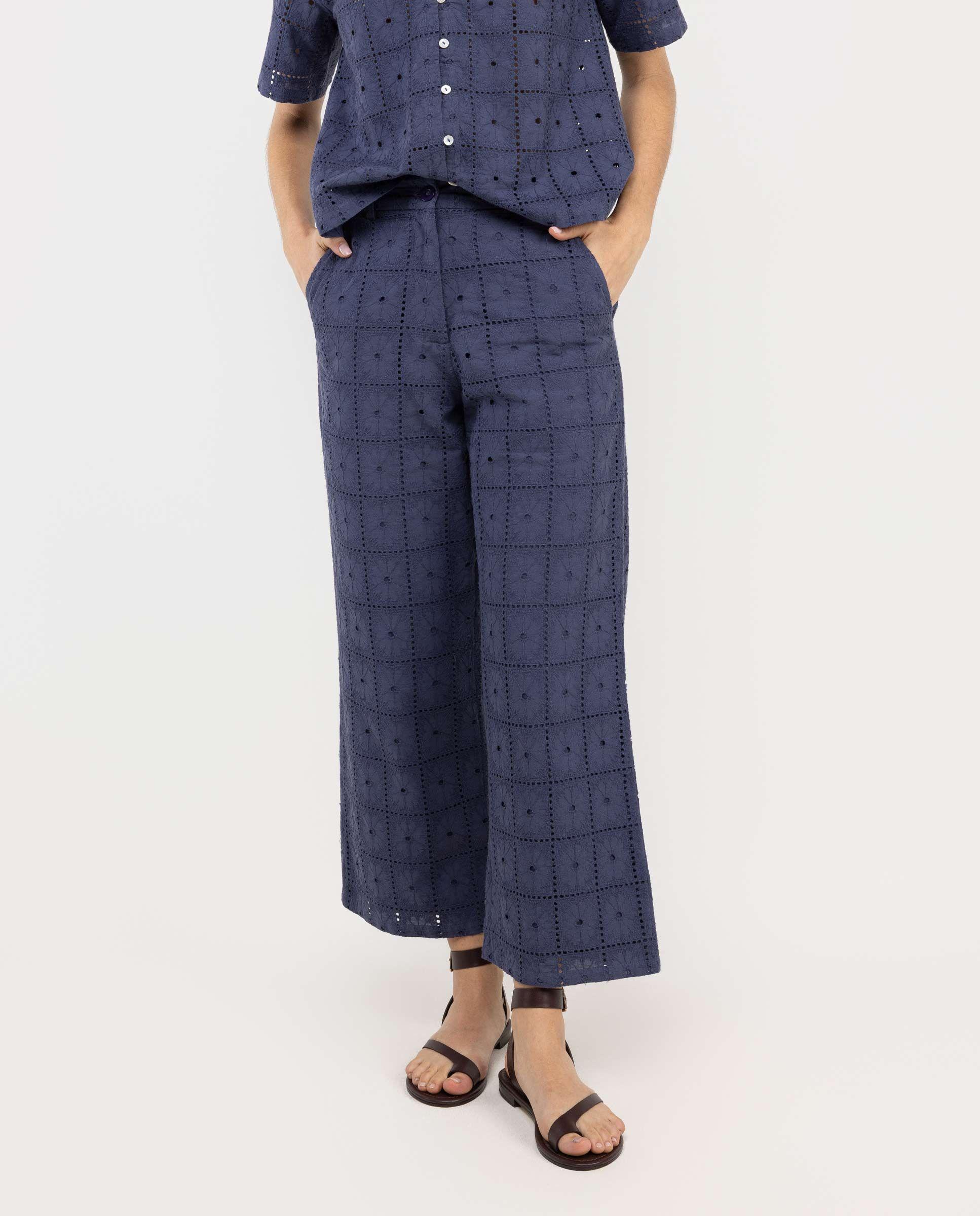 Pantalón Maren Bordados Azul MUJER PV 26-2