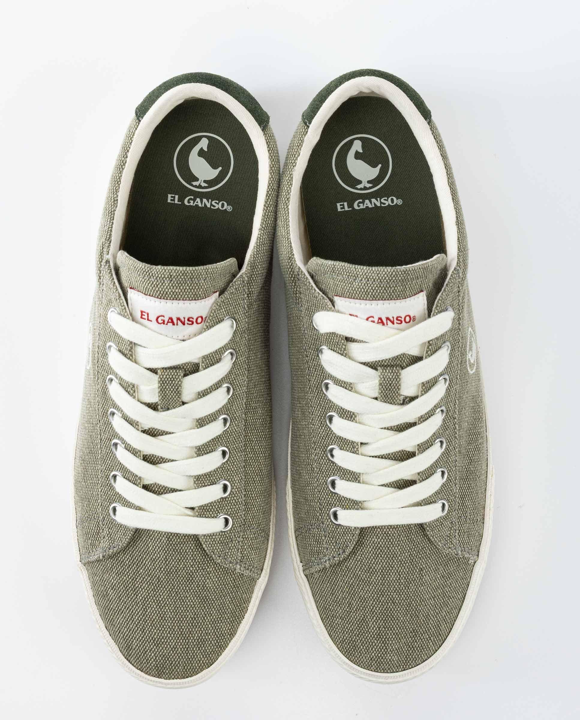 Low Top Washed Canvas Verde UNISEX OI 25-0