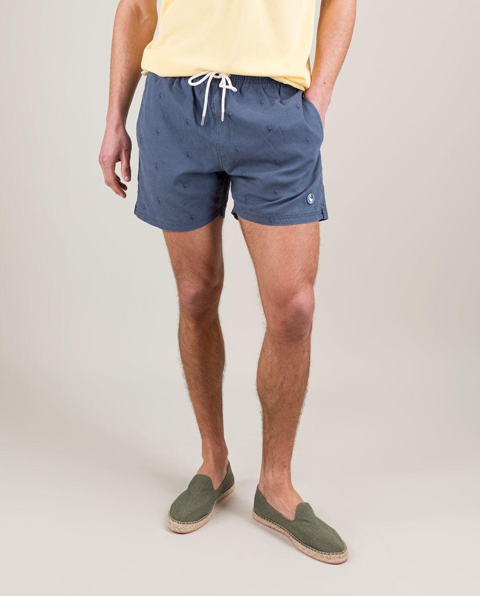 Bañador Estampado Logo Marino HOMBRE PV 25-0