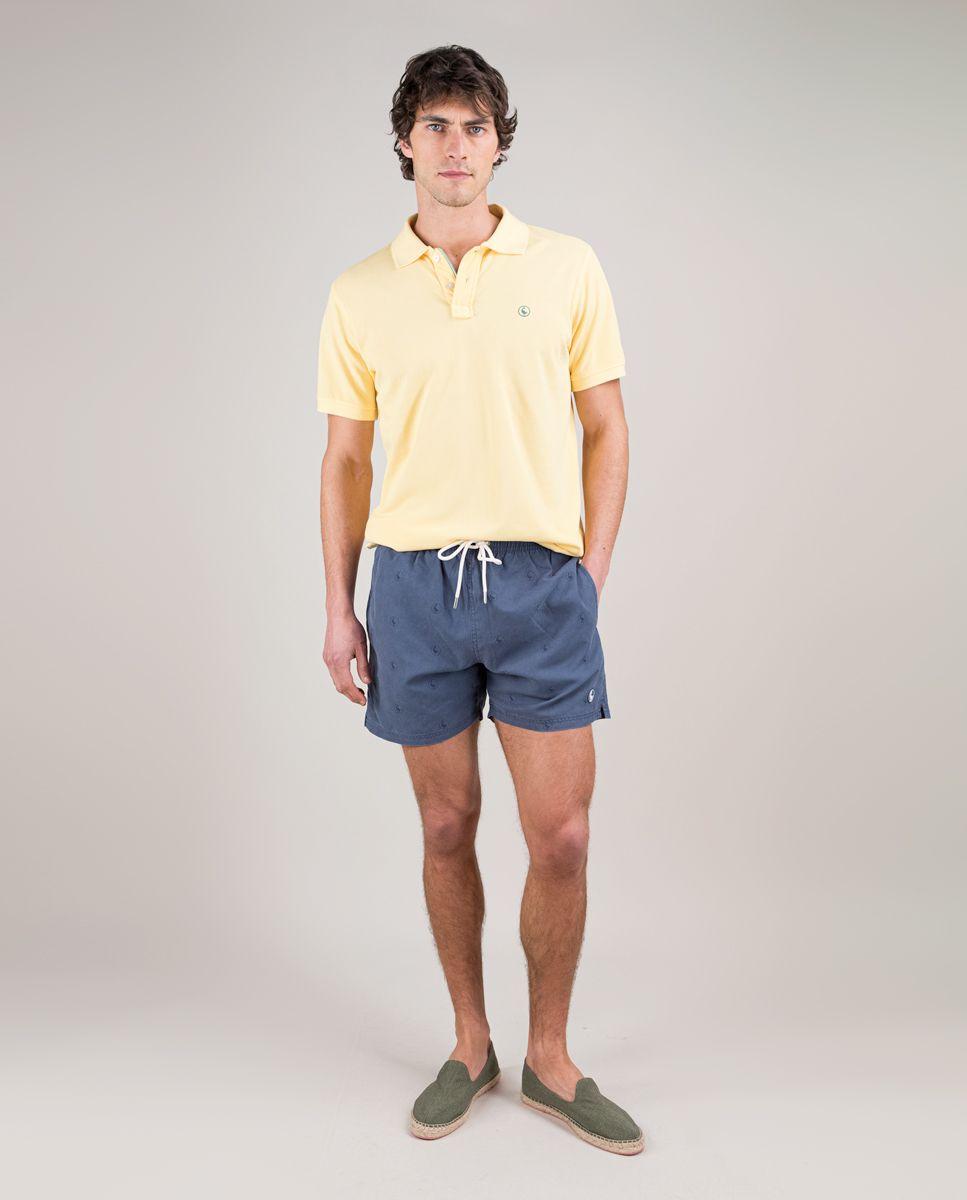 Bañador Estampado Logo Marino HOMBRE PV 25-1