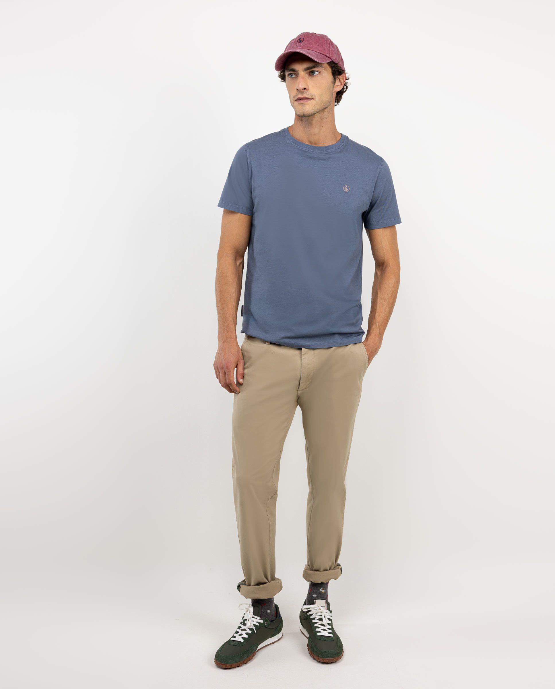 Camiseta Básica Petróleo HOMBRE OI 25-0