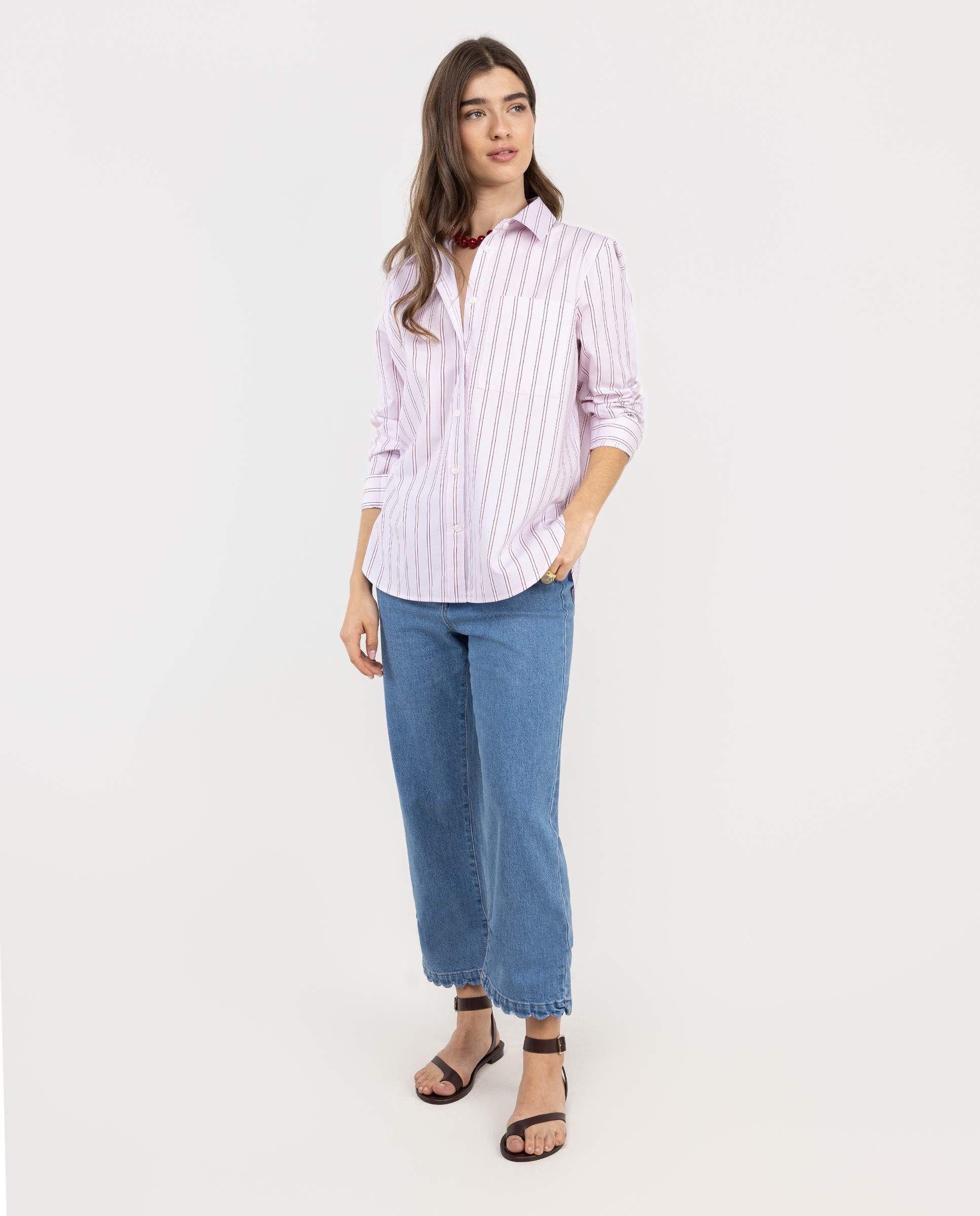 Camisa Jane Raya Blanca MUJER PV 26-2
