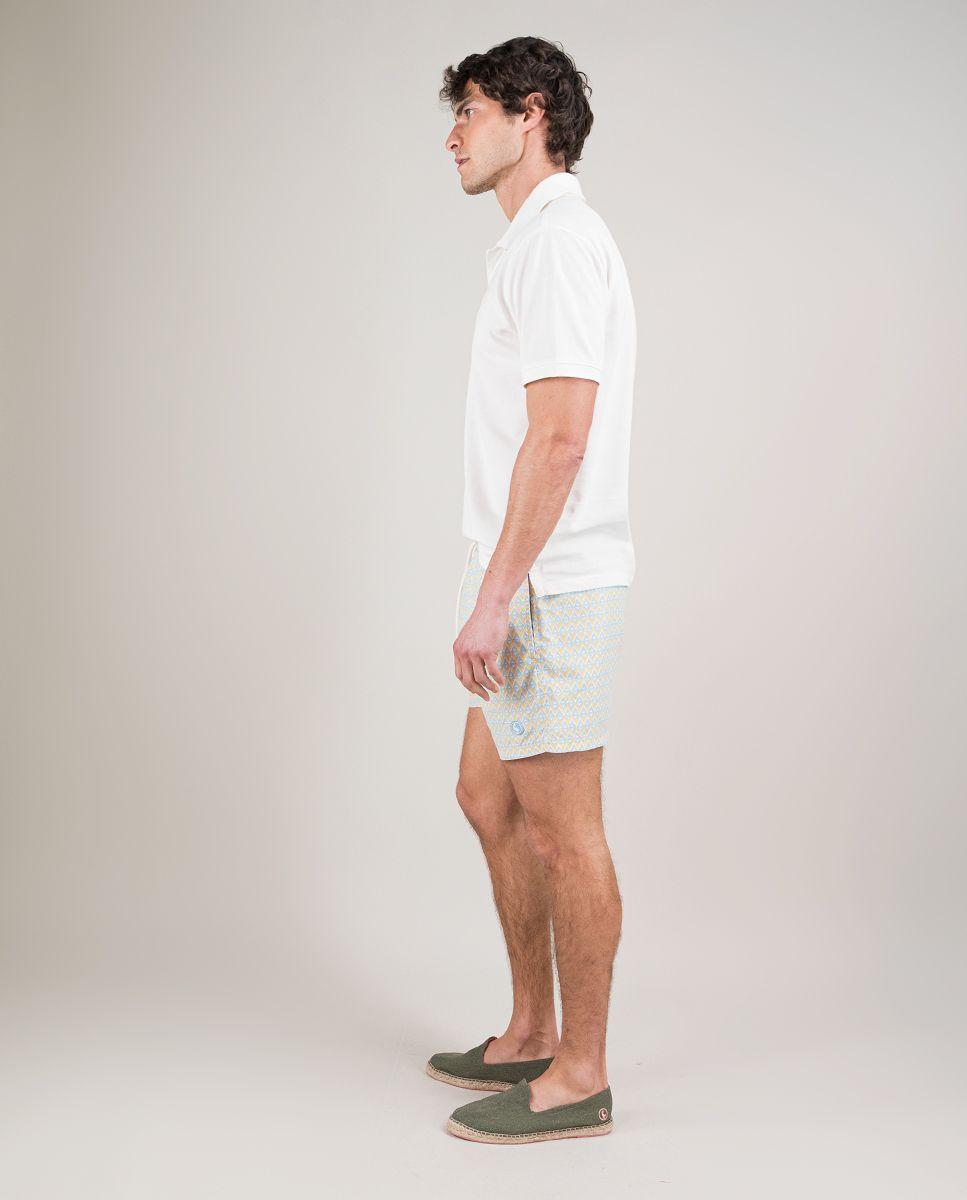 Bañador Print Amarillo HOMBRE PV 25-2