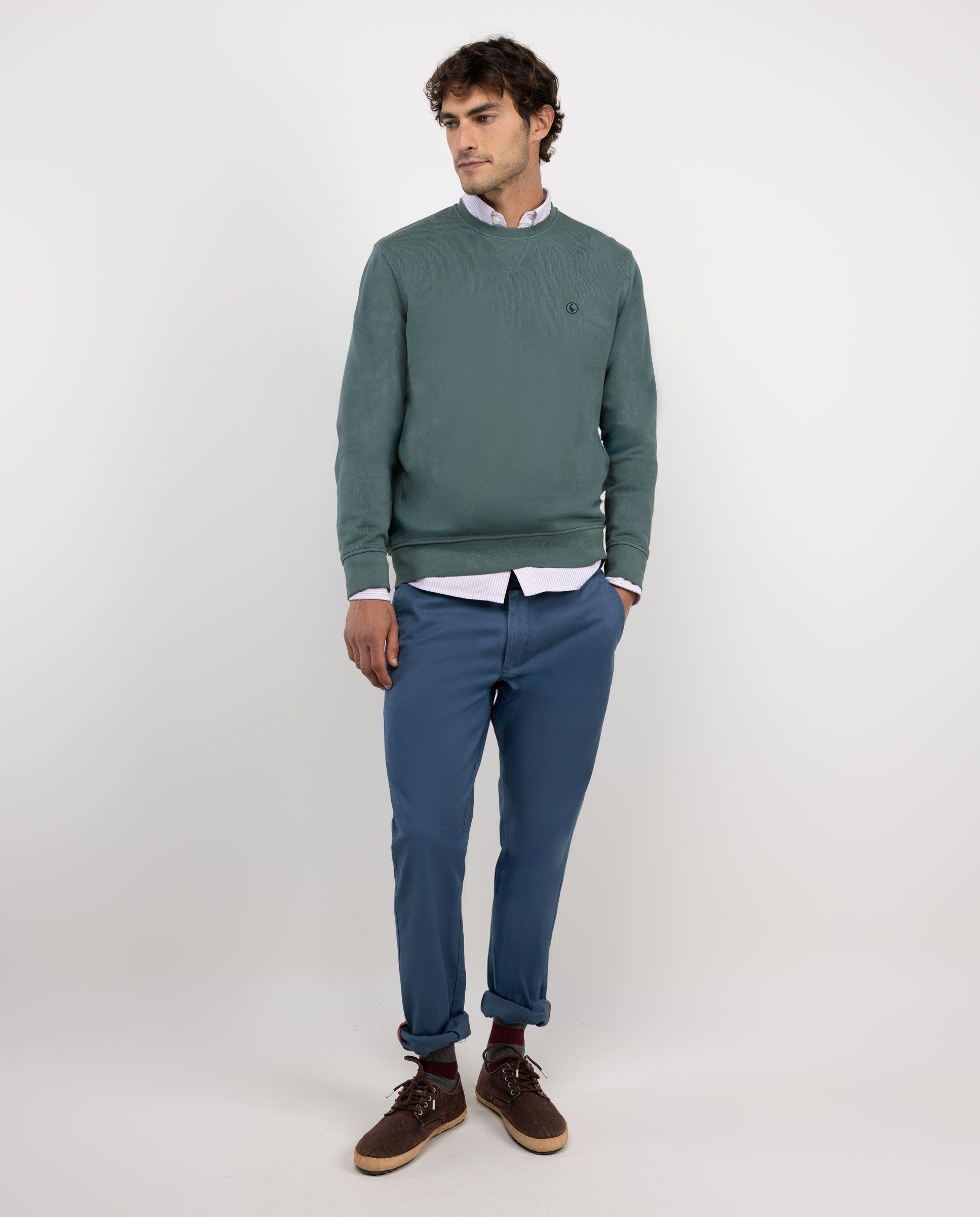 Pantalón Chino Azul Slim Fit HOMBRE OI 25-1