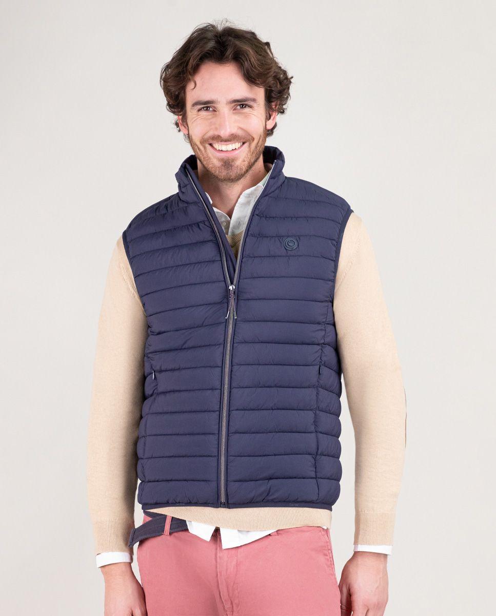 Chaleco Acolchado Básico Marino HOMBRE PV 25-0
