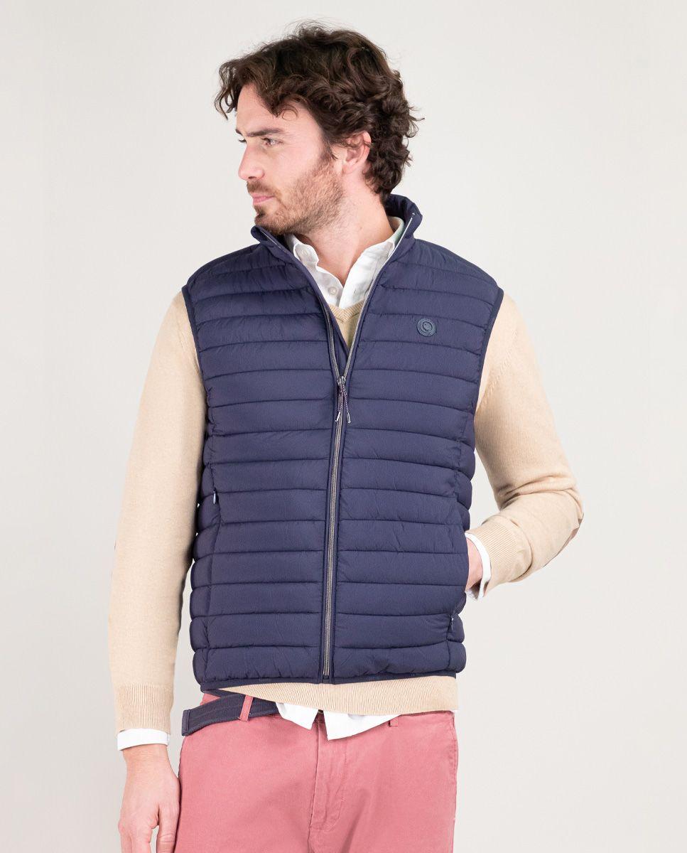 Chaleco Acolchado Básico Marino HOMBRE PV 25-1