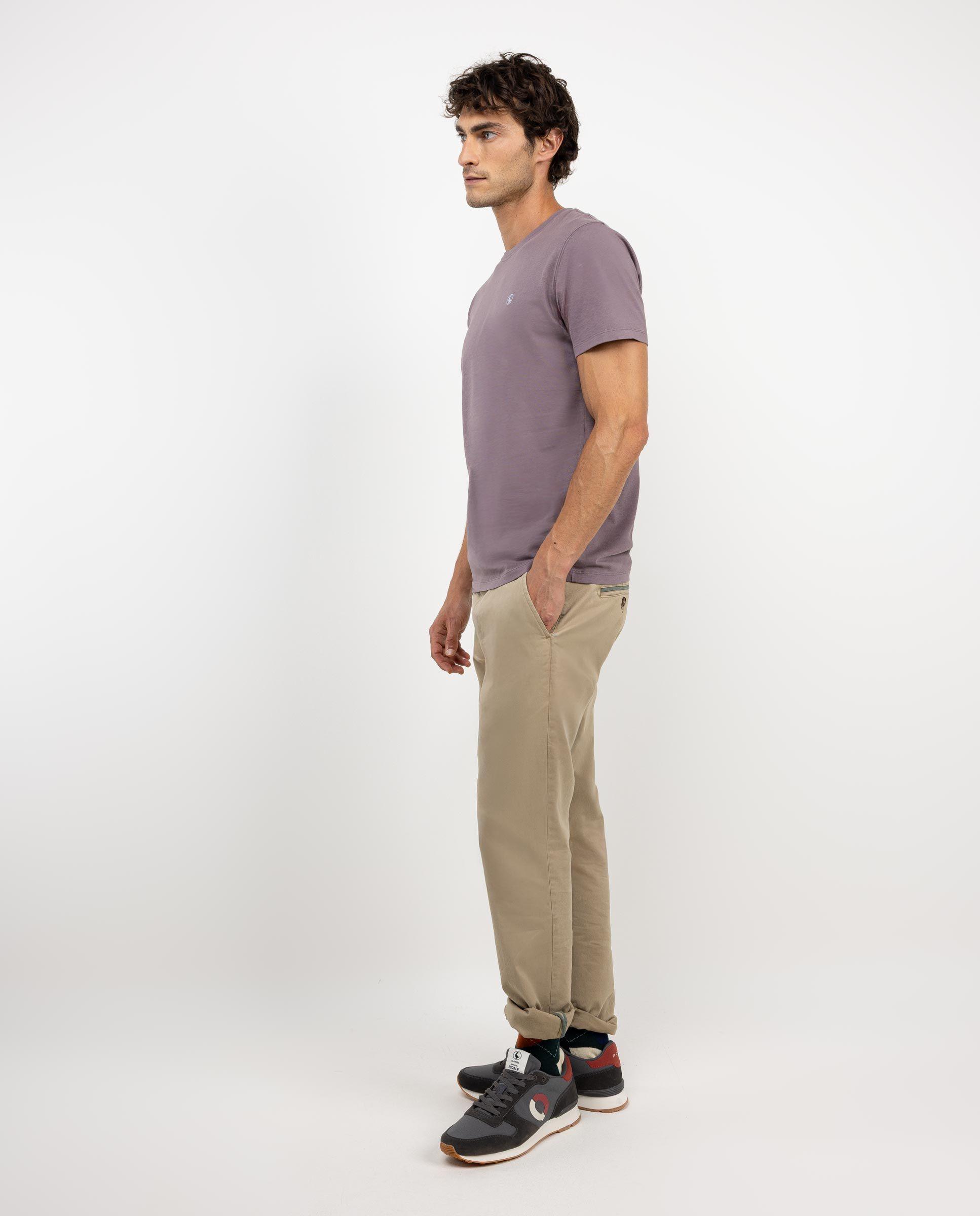 Camiseta Básica Berenjena HOMBRE OI 25-2