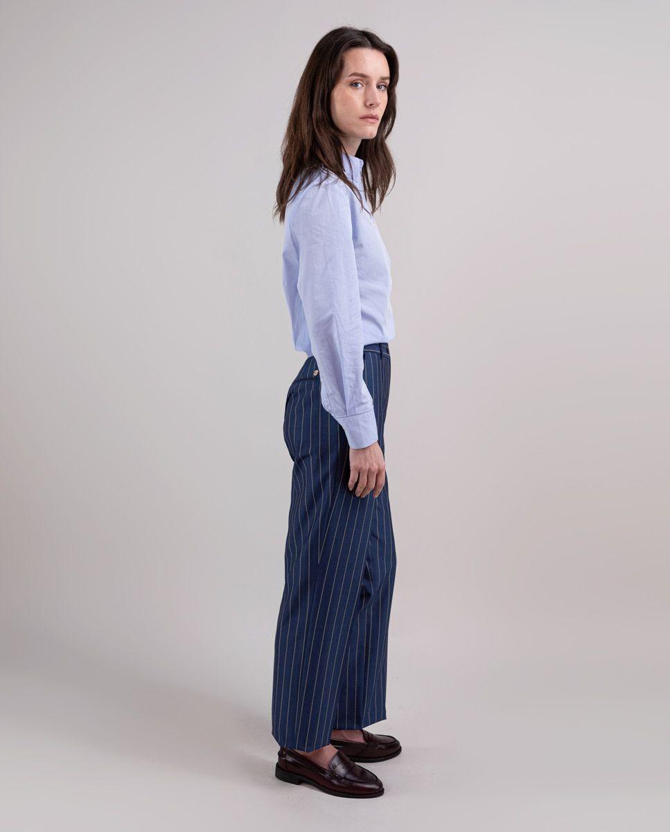 Pantalón Coordinado Raya Diplomática Azul MUJER PV 25-2