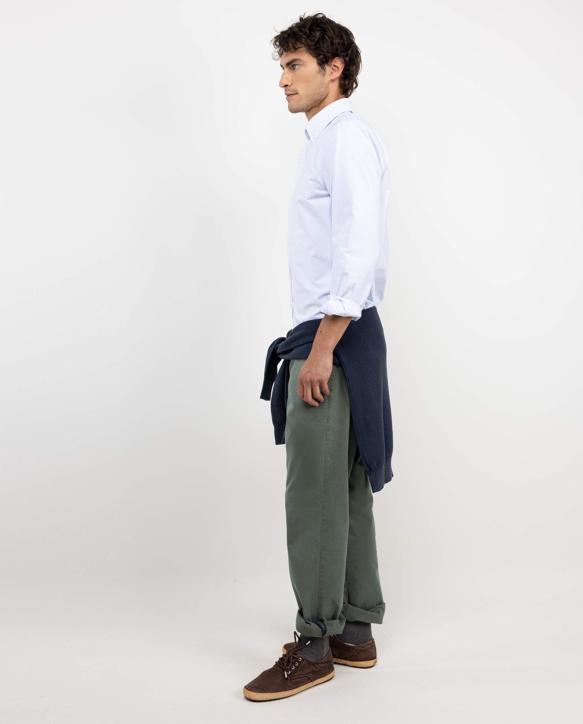 Camisa Oxford Yale Azul HOMBRE OI 25-2