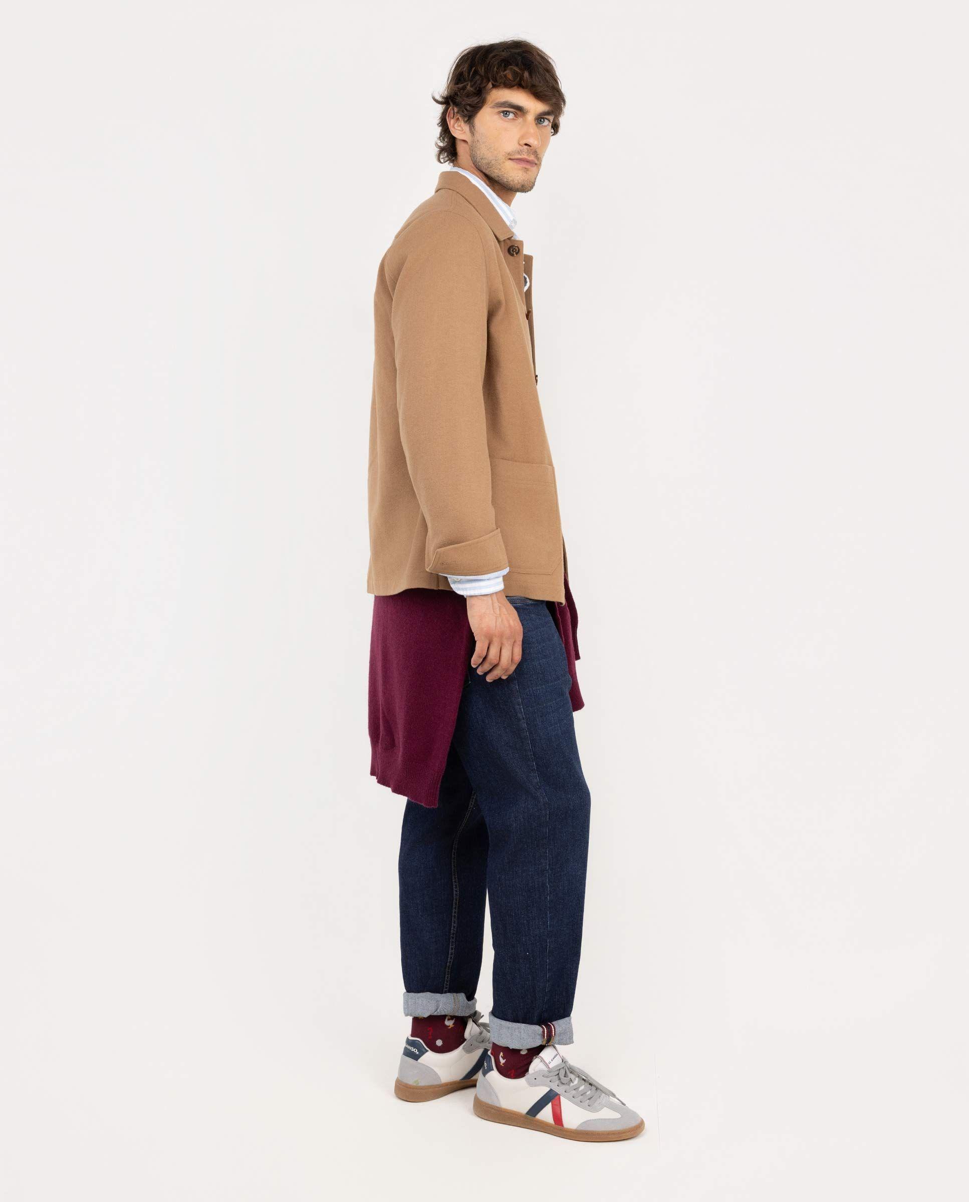 Sobrecamisa Lana Beige HOMBRE OI 25-2
