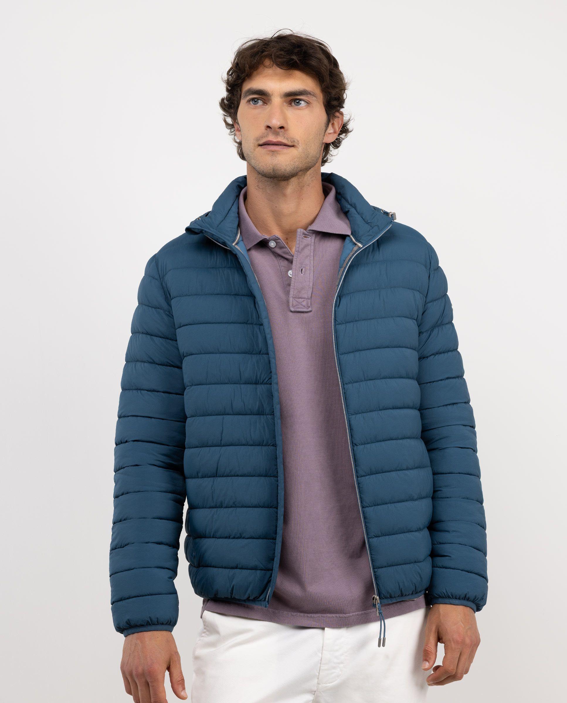 Chaqueta Acolchada Básica Azul HOMBRE OI 25-1