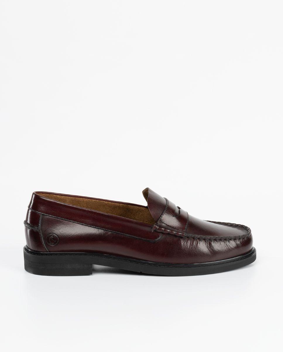 Mocasín Piel Granate HOMBRE PV 26-0