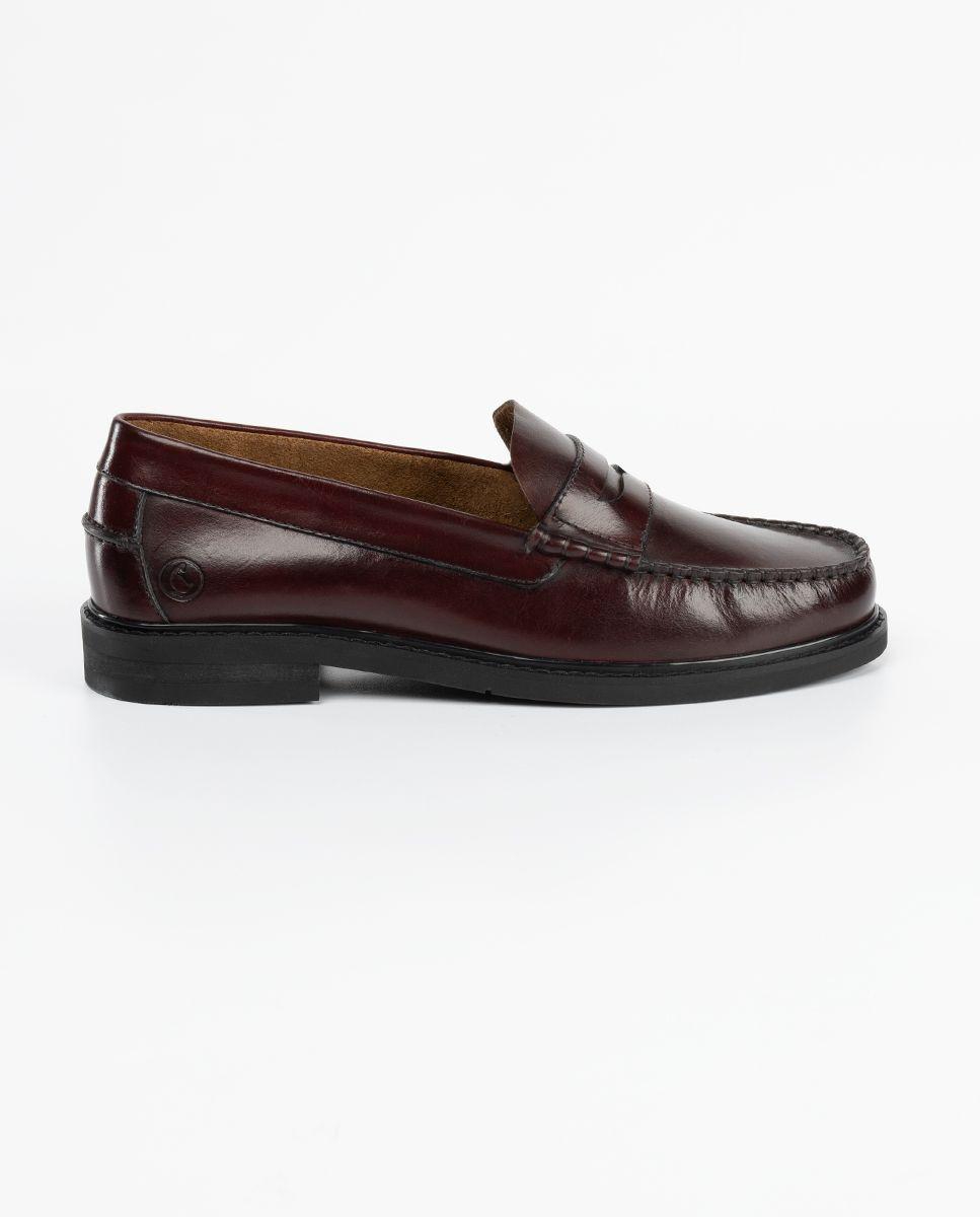 Mocasín Piel Granate HOMBRE PV 26-1