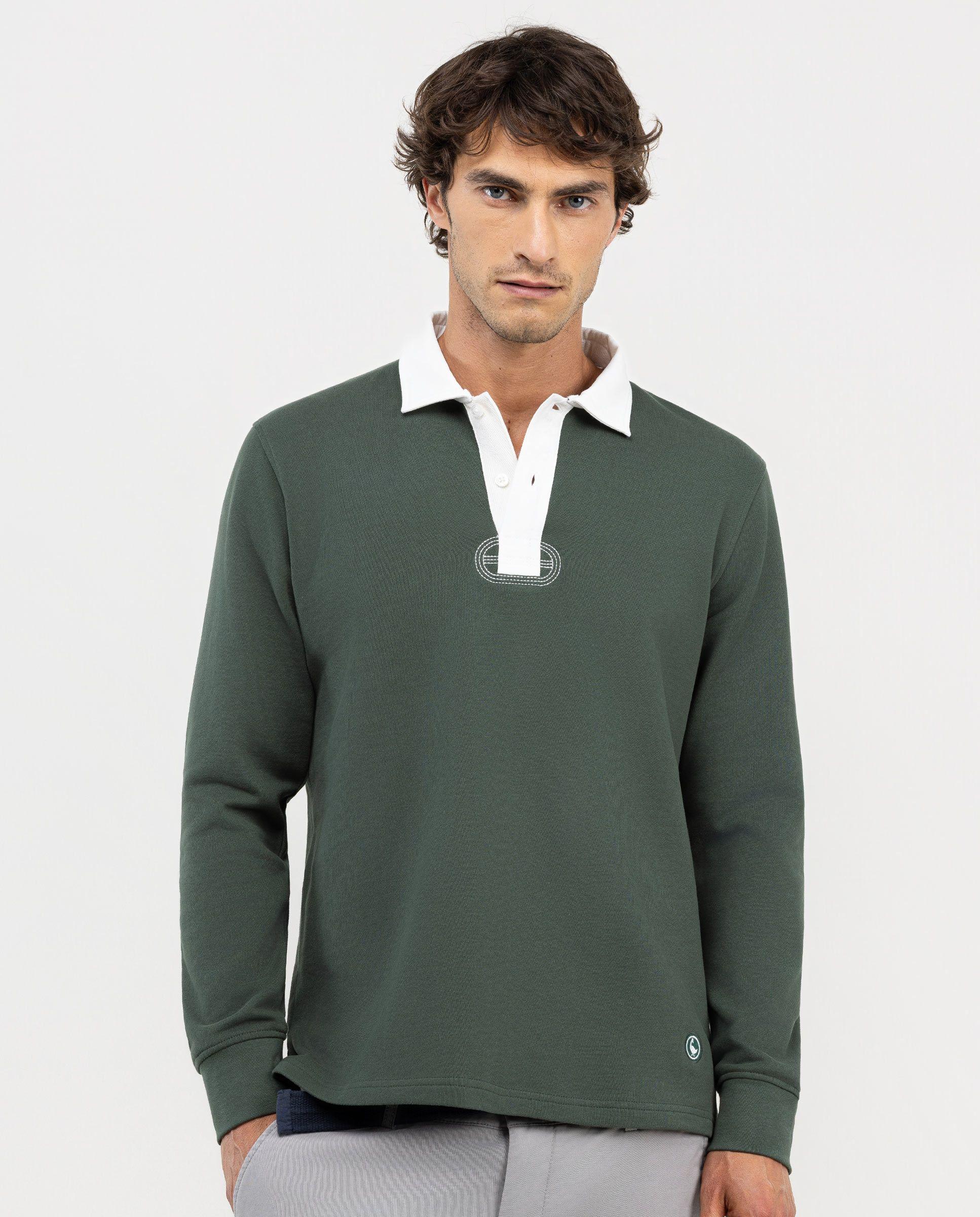 Polo Rugby Verde HOMBRE OI 25-1