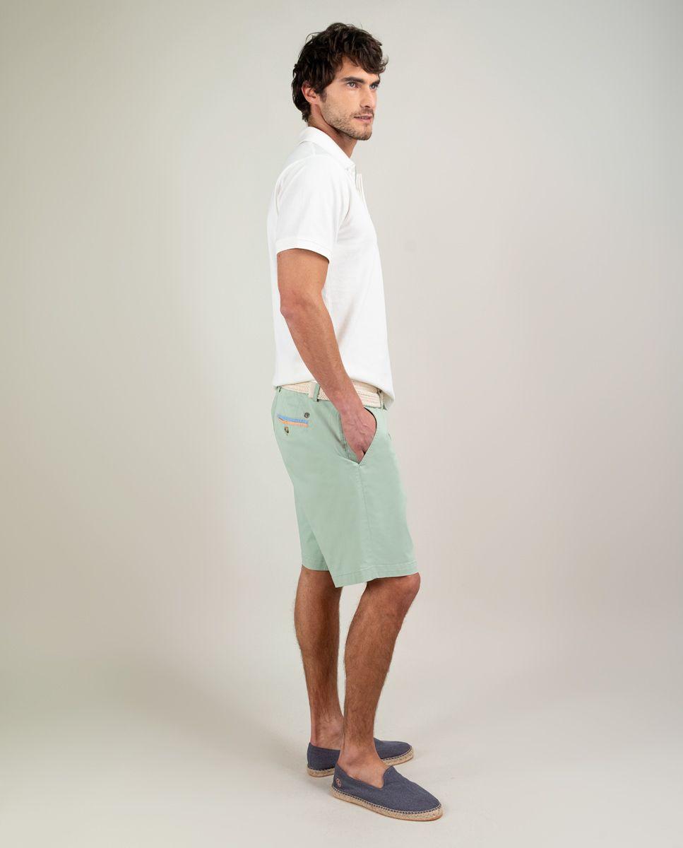 Polo Piqué Garment Dyed Blanco HOMBRE PV 25-2
