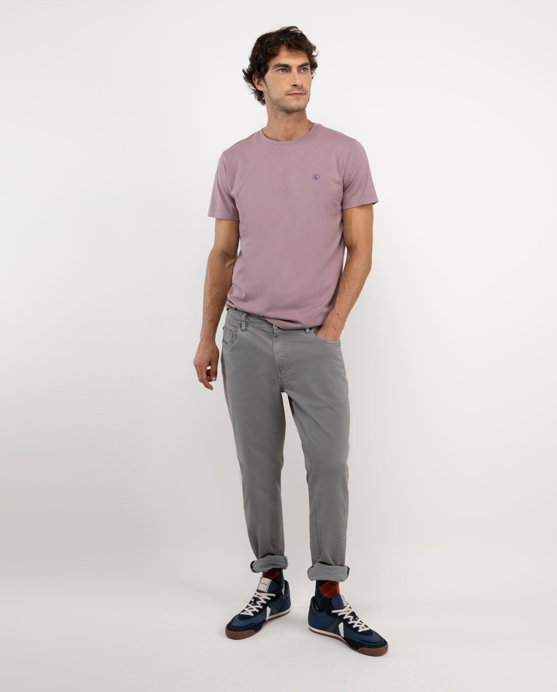 Camiseta Básica Malva HOMBRE OI 25-1