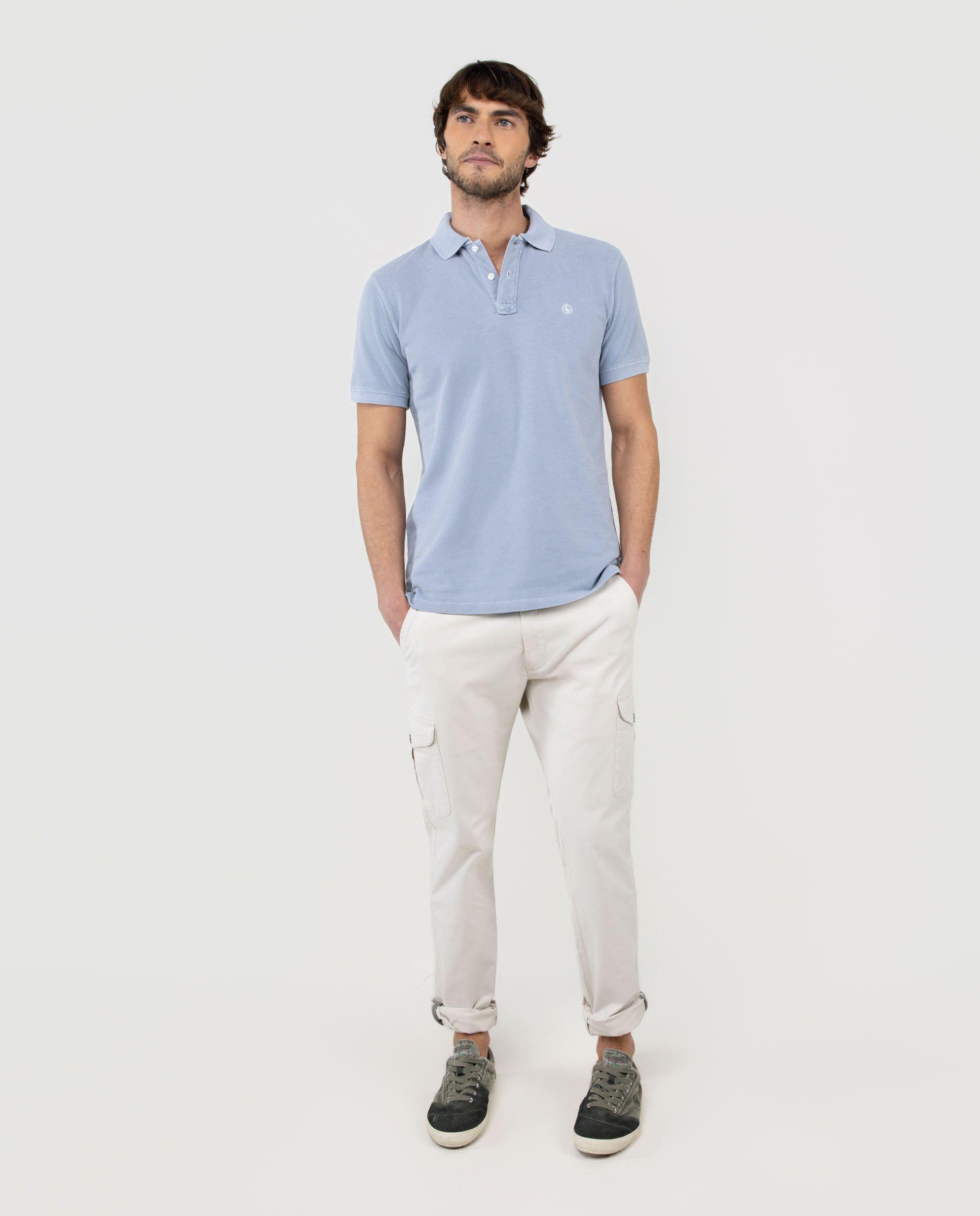 Polo Tinte Mineral Azul HOMBRE PV 26-2