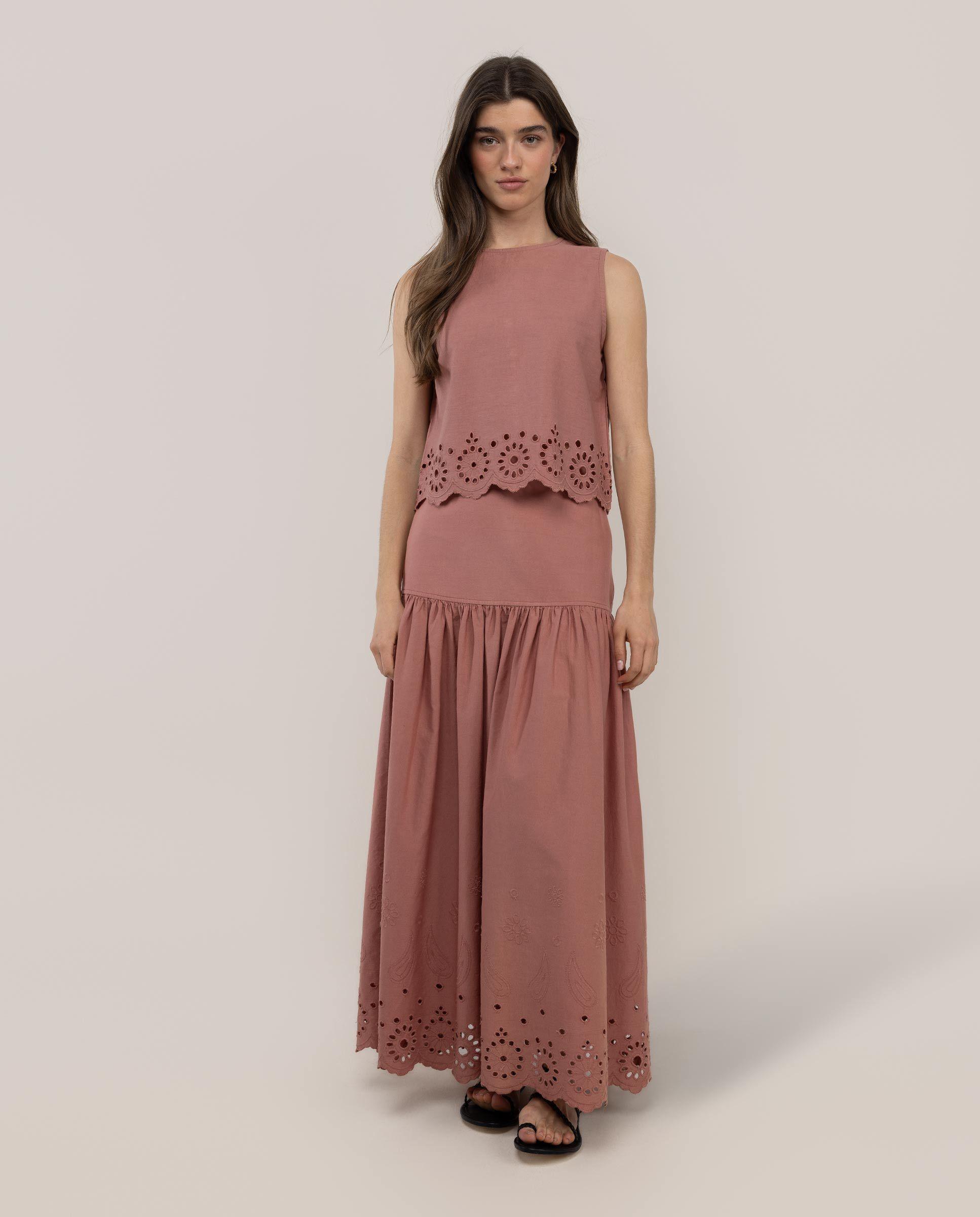 Falda Benedetta Rosa MUJER PV 26-0