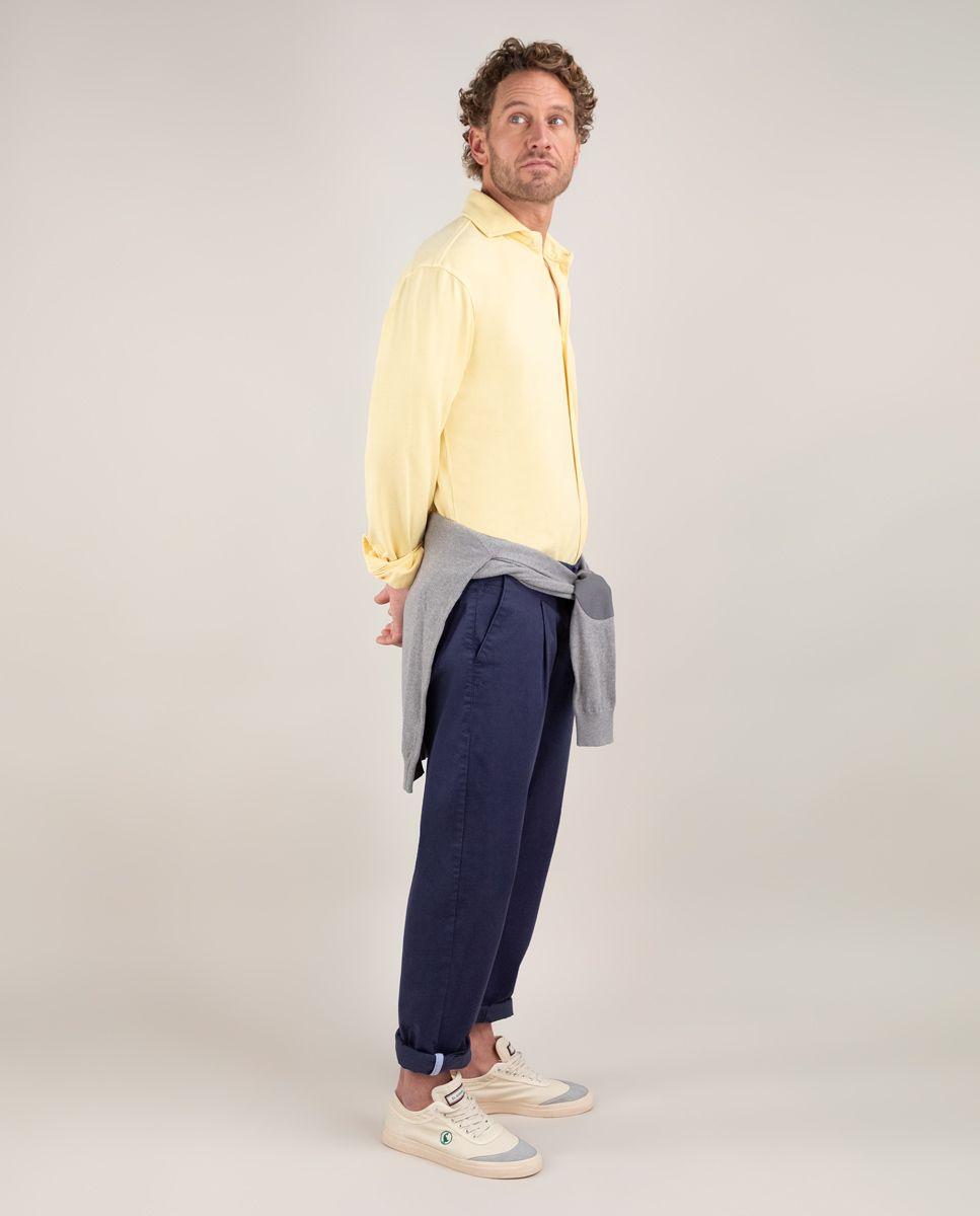 Pantalón Chino Pinzas Marino HOMBRE PV 25-2