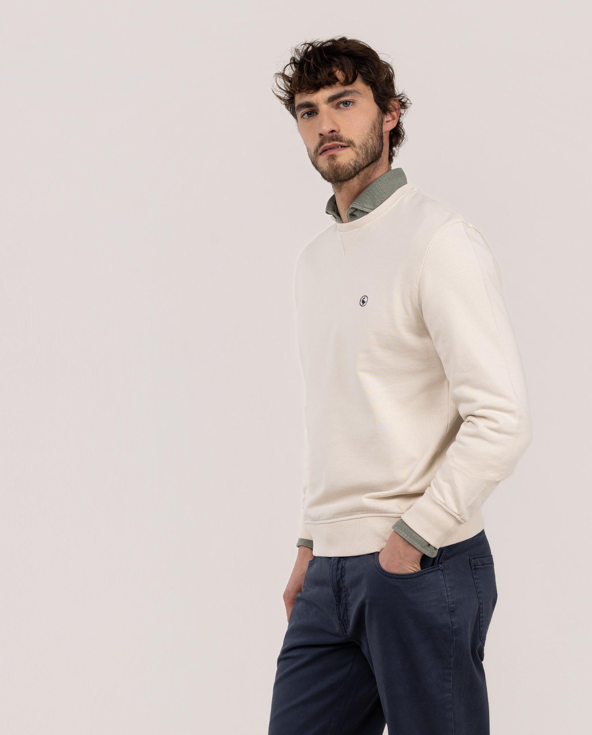 Sudadera Cuello Caja Crudo HOMBRE PV 26-1