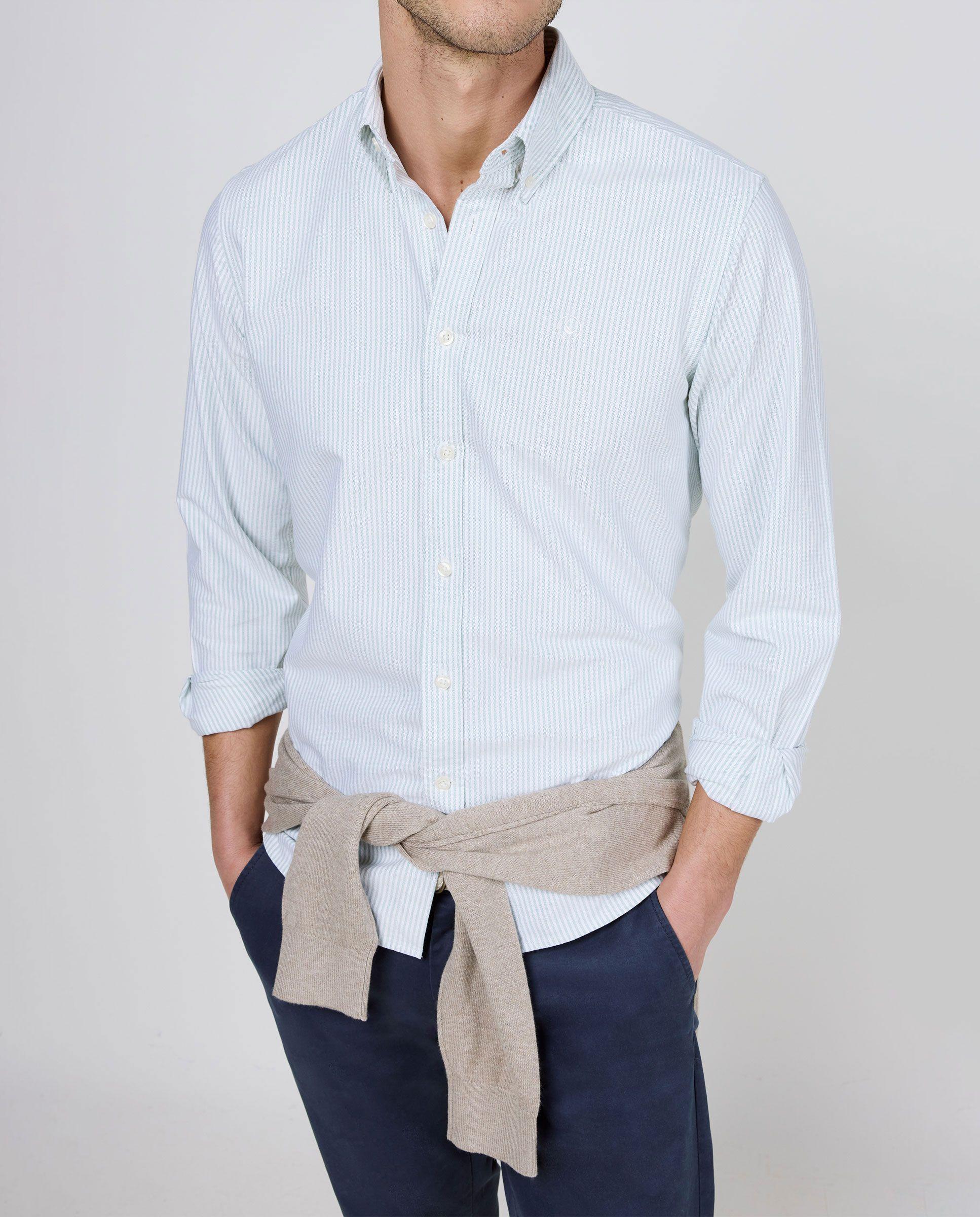 Camisa Oxford Yale Verde HOMBRE PV 26-2