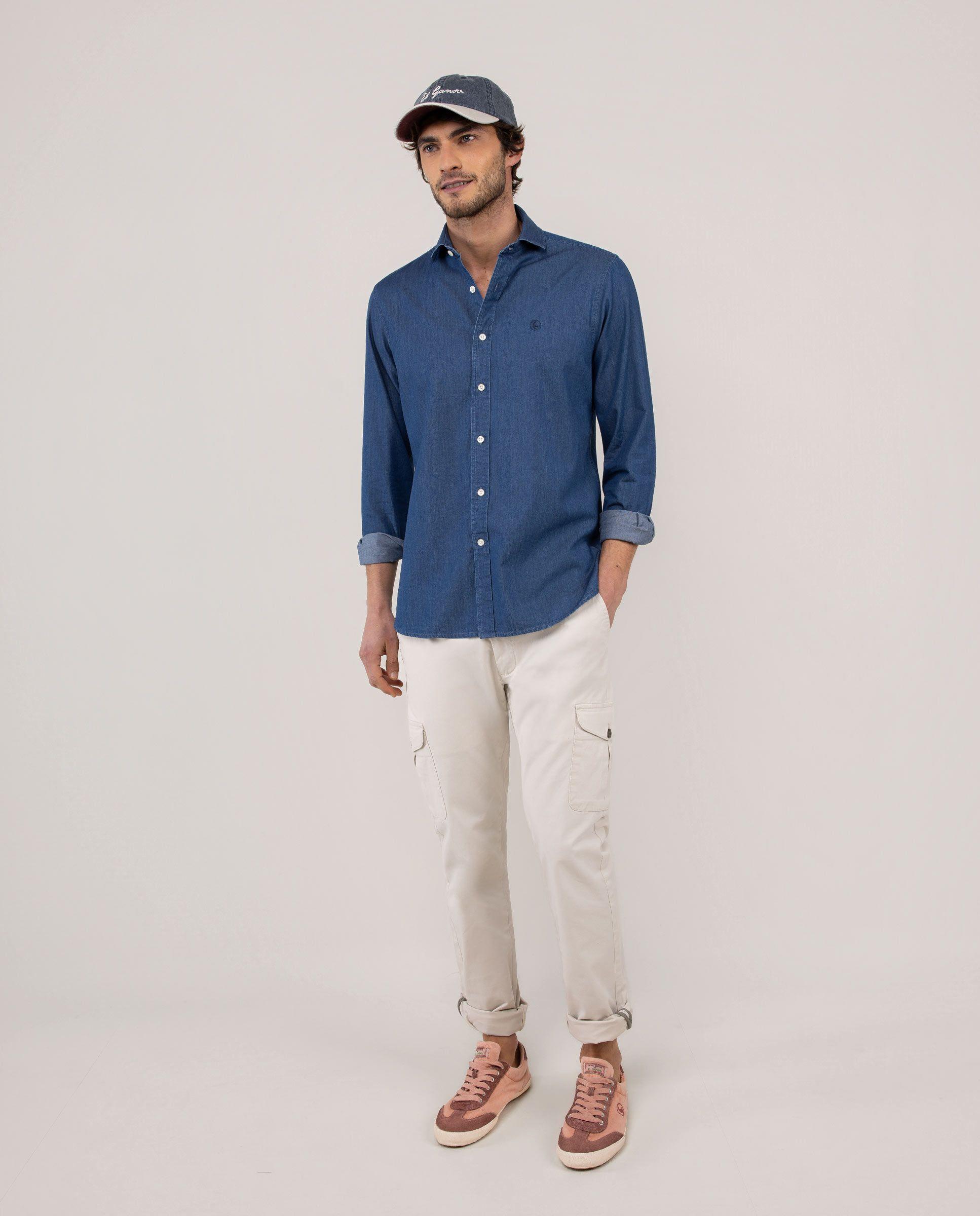 Camisa Denim Doble Tintura HOMBRE PV 26-2
