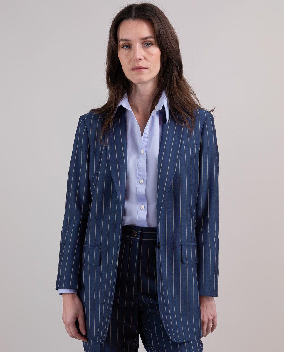 Americana Coordinada Raya Diplomática Azul MUJER PV 25-1