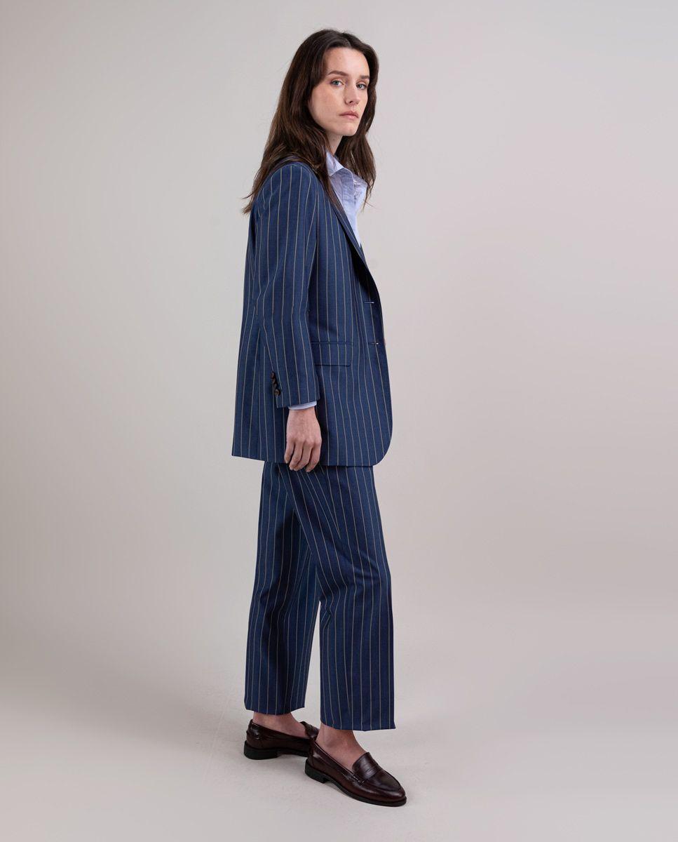 Americana Coordinada Raya Diplomática Azul MUJER PV 25-2