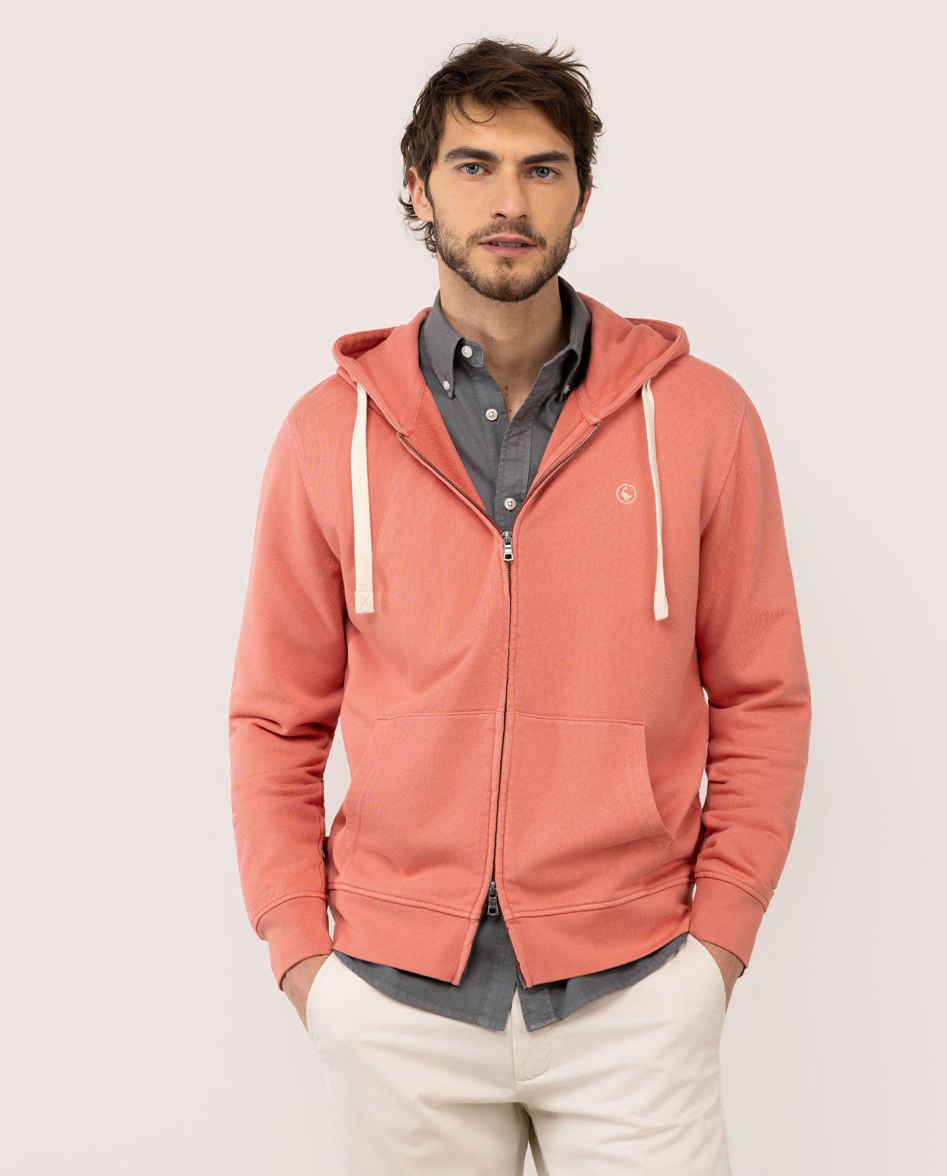 Sudadera Cremallera Rojo HOMBRE PV 26-0