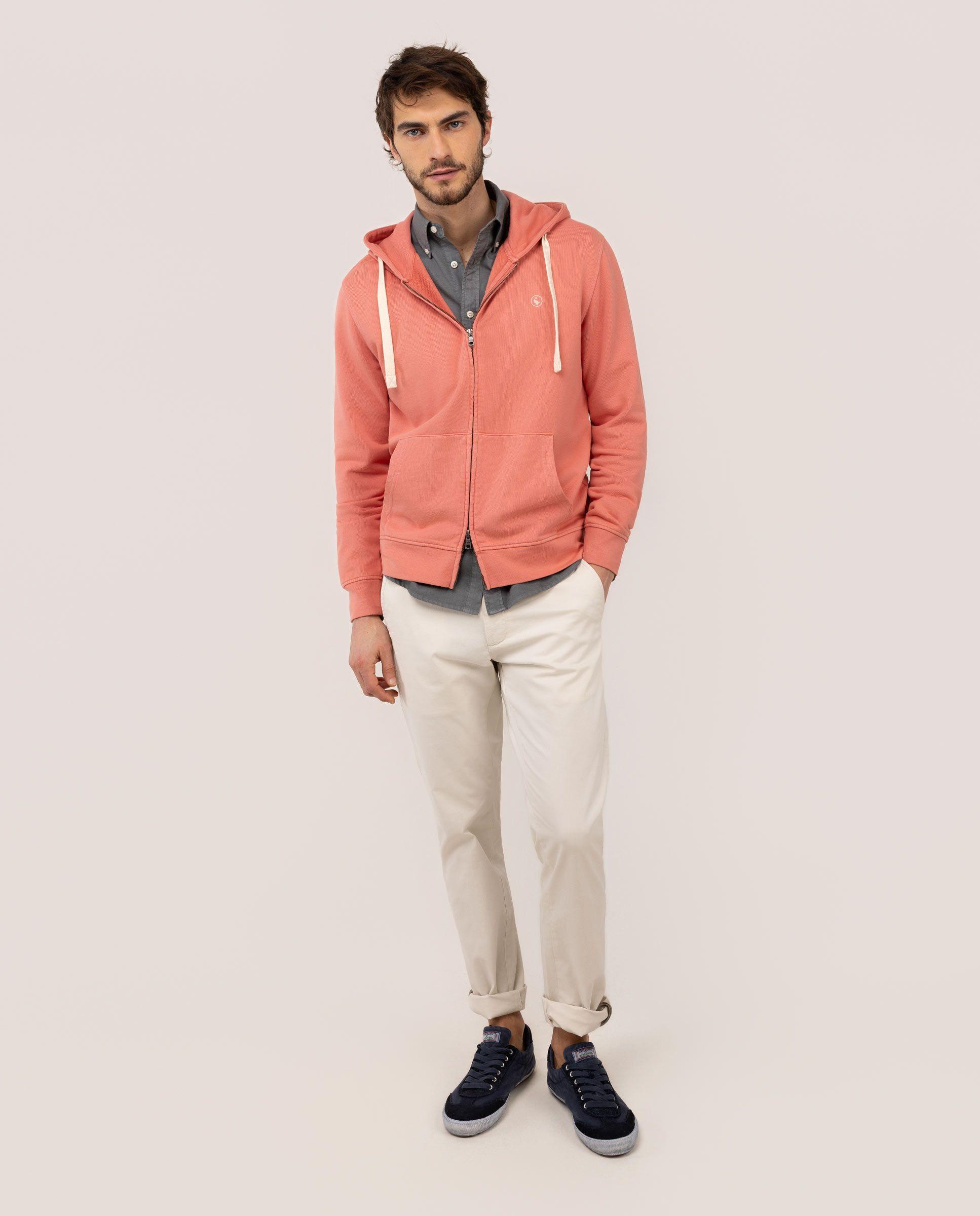 Sudadera Cremallera Rojo HOMBRE PV 26-1