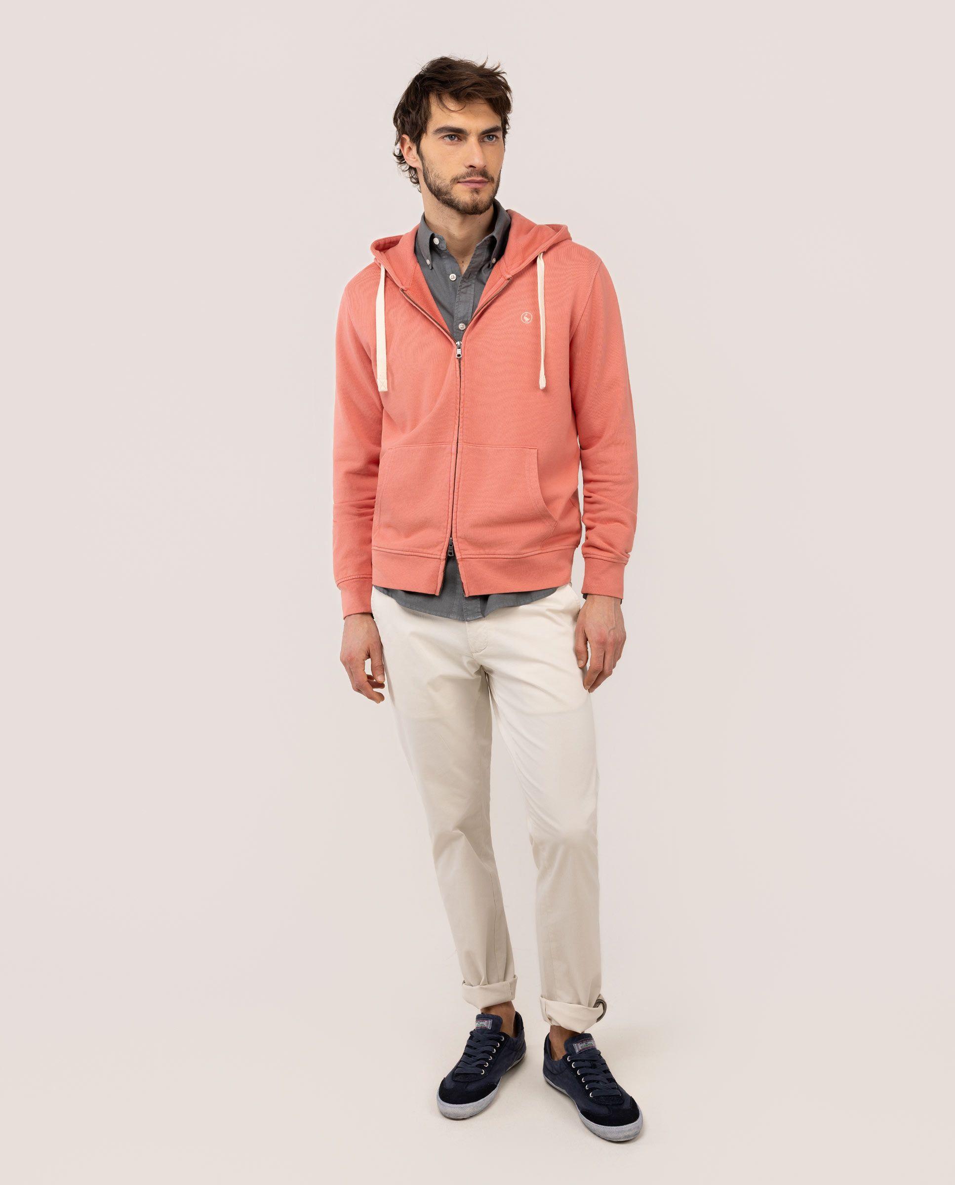 Sudadera Cremallera Rojo HOMBRE PV 26-2