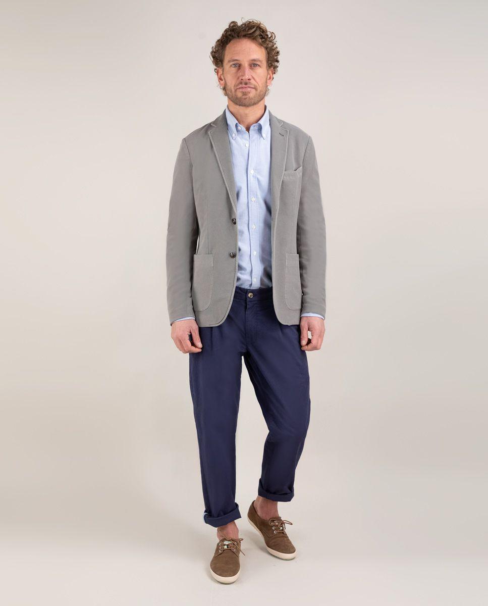 Americana Piqué Gris HOMBRE PV 25-1