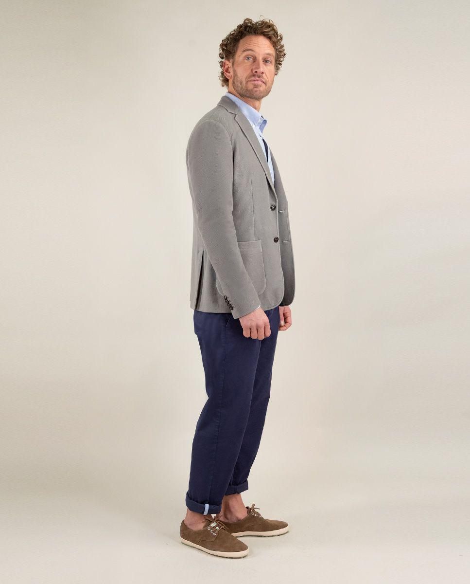 Americana Piqué Gris HOMBRE PV 25-2