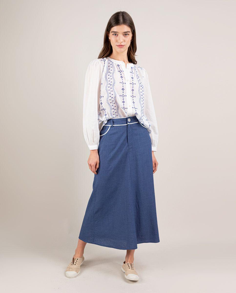 Falda Lino Marino MUJER PV 25-2