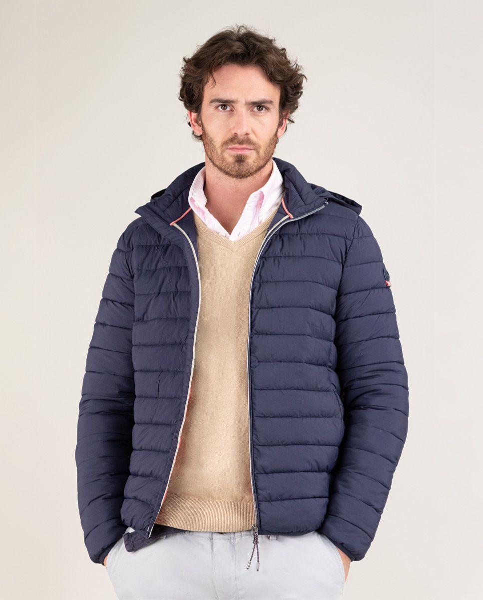 Chaqueta Acolchada Básica Marino HOMBRE PV 25-0