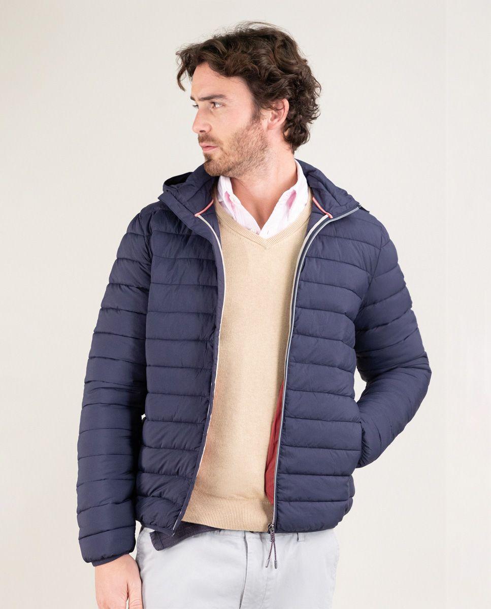 Chaqueta Acolchada Básica Marino HOMBRE PV 25-1