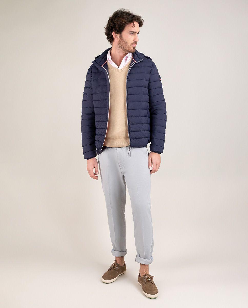Chaqueta Acolchada Básica Marino HOMBRE PV 25-2