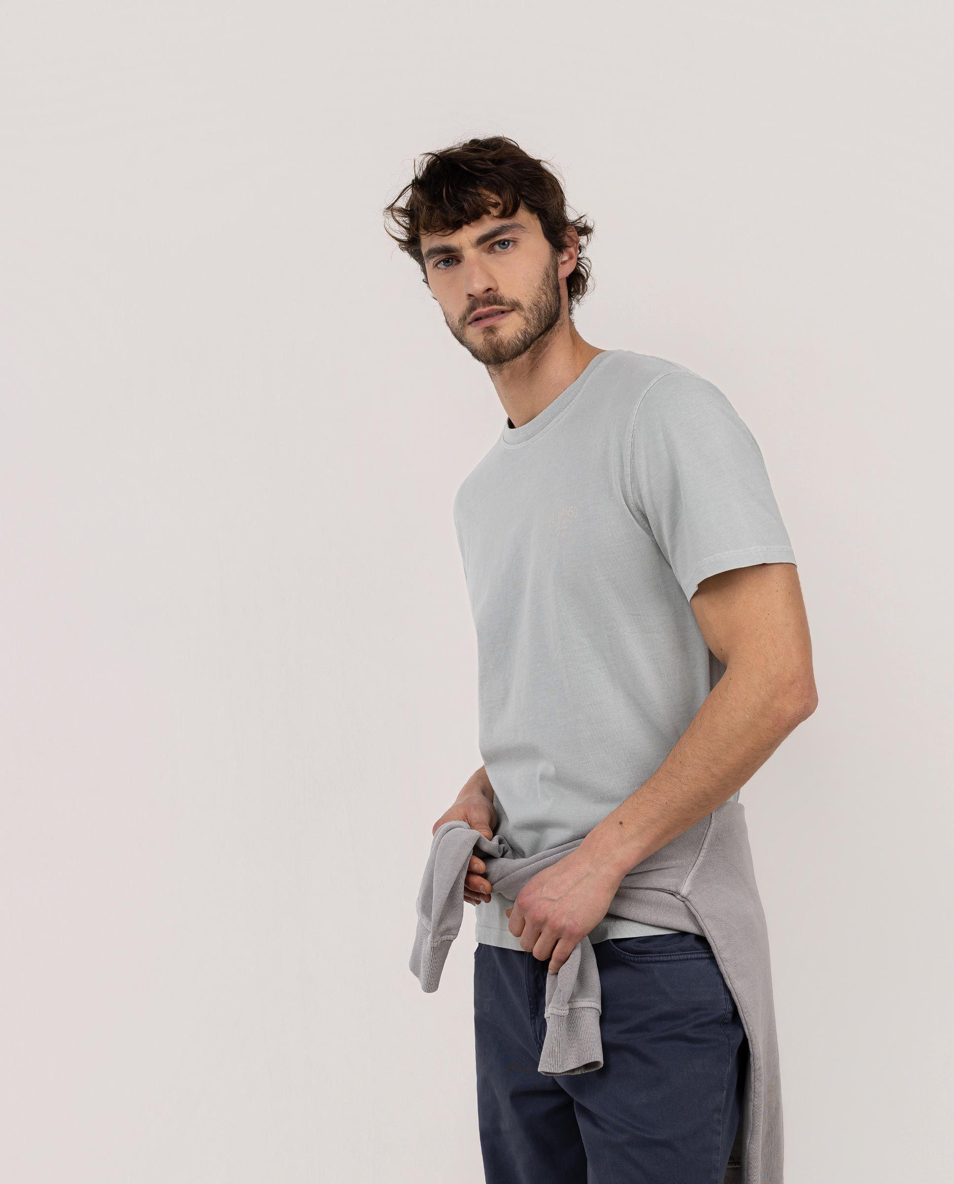 Camiseta Tinte Mineral Verde HOMBRE PV 26-2