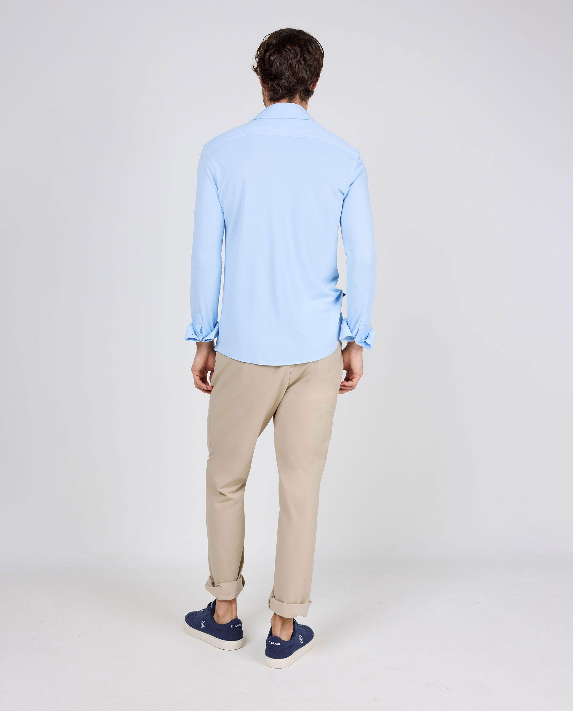 Camisa Sepiia Lisa Azul HOMBRE PV 26-2