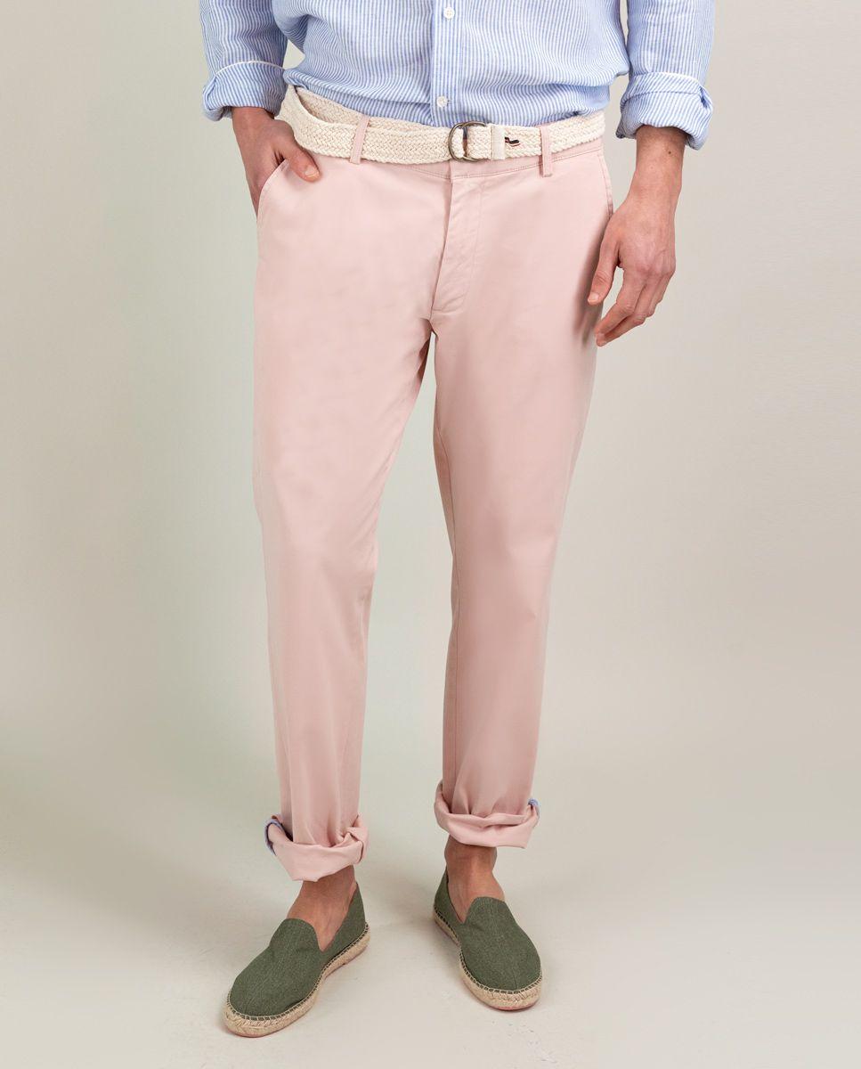Pantalón Chino Verano Rosa HOMBRE PV 25-0