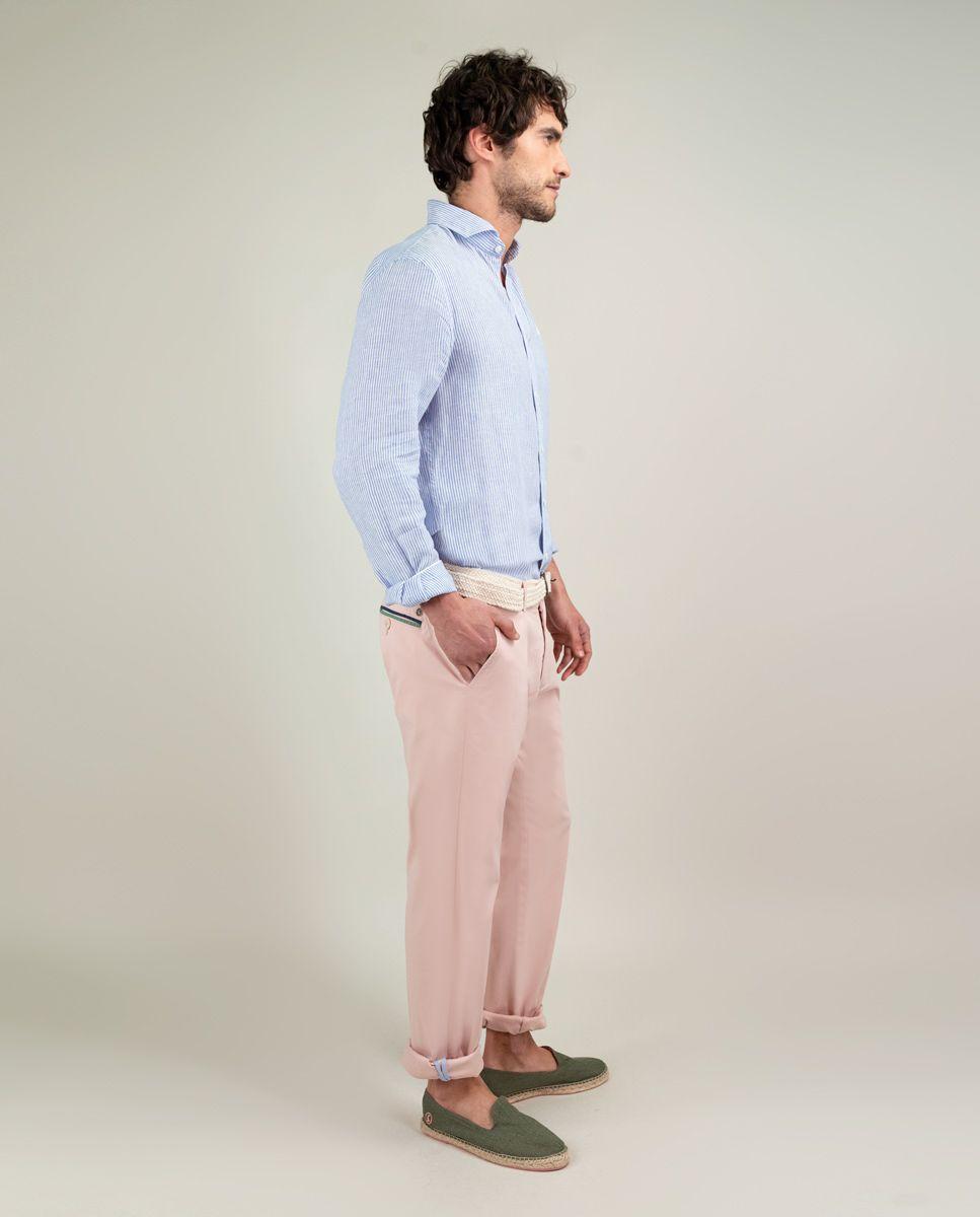 Pantalón Chino Verano Rosa HOMBRE PV 25-2