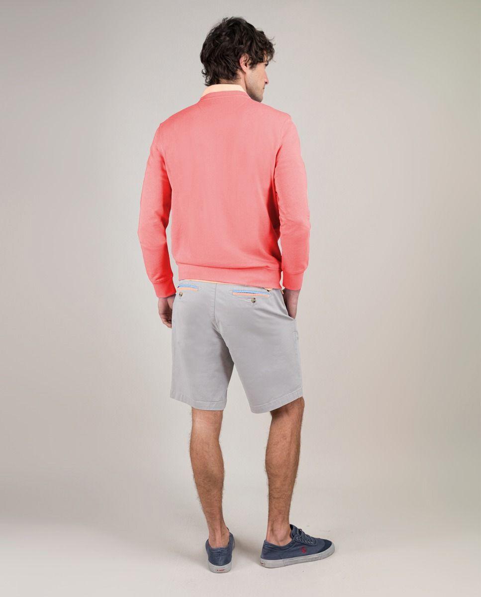 Sudadera Cuello Caja Bordado Coral HOMBRE PV 25-2