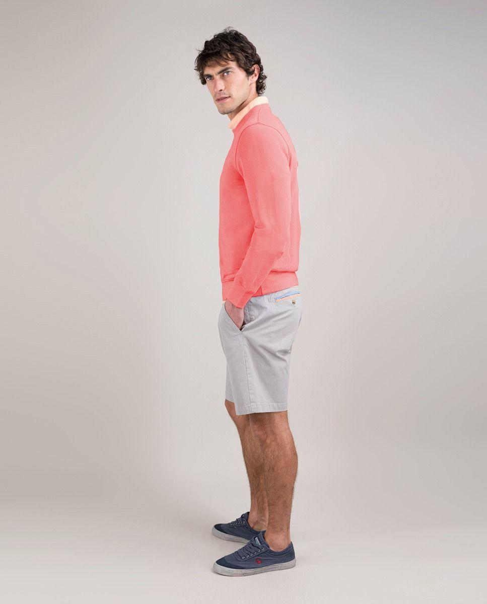 Sudadera Cuello Caja Bordado Coral HOMBRE PV 25-3