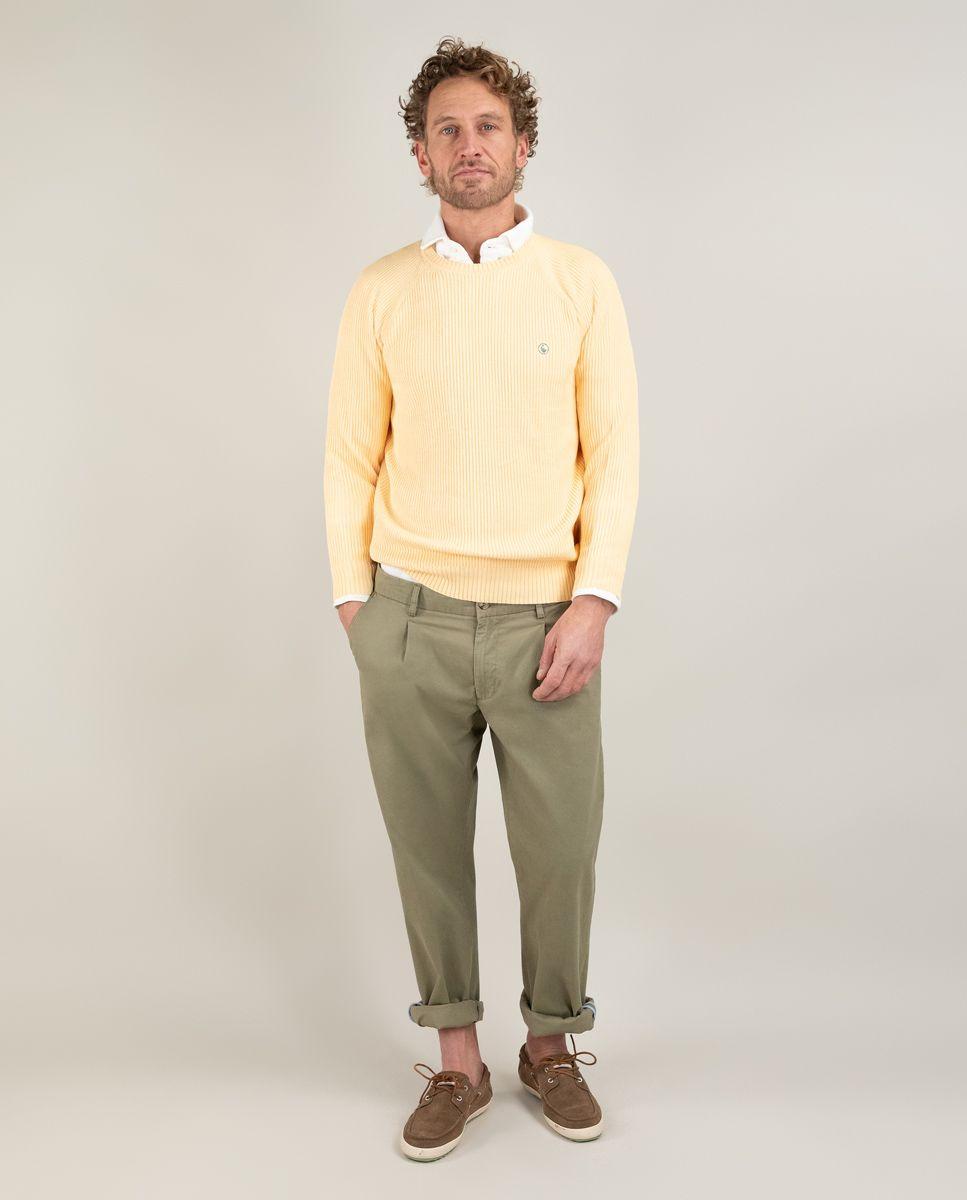 Jersey Punto Inglés Amarillo HOMBRE PV 25-1