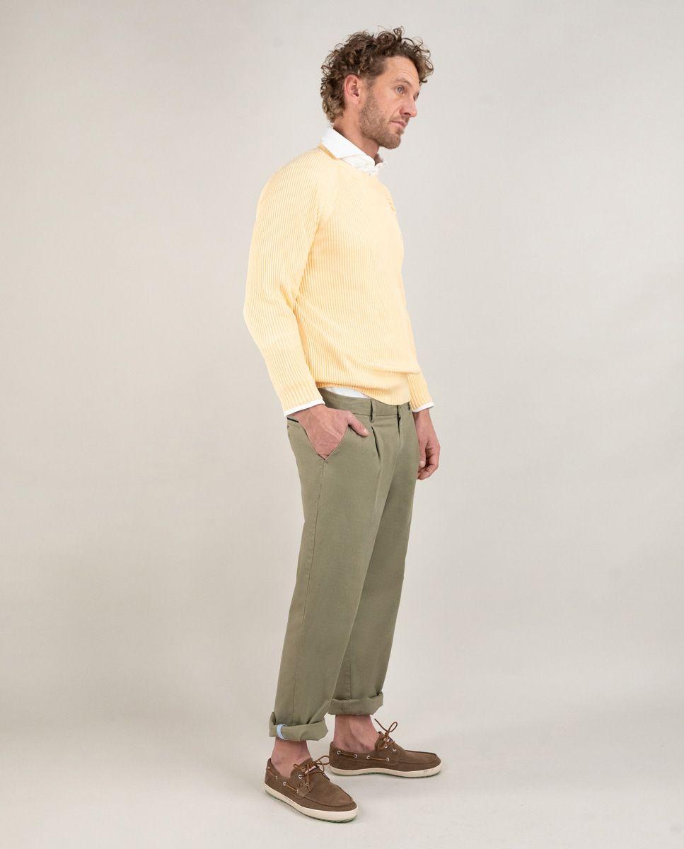 Jersey Punto Inglés Amarillo HOMBRE PV 25-2