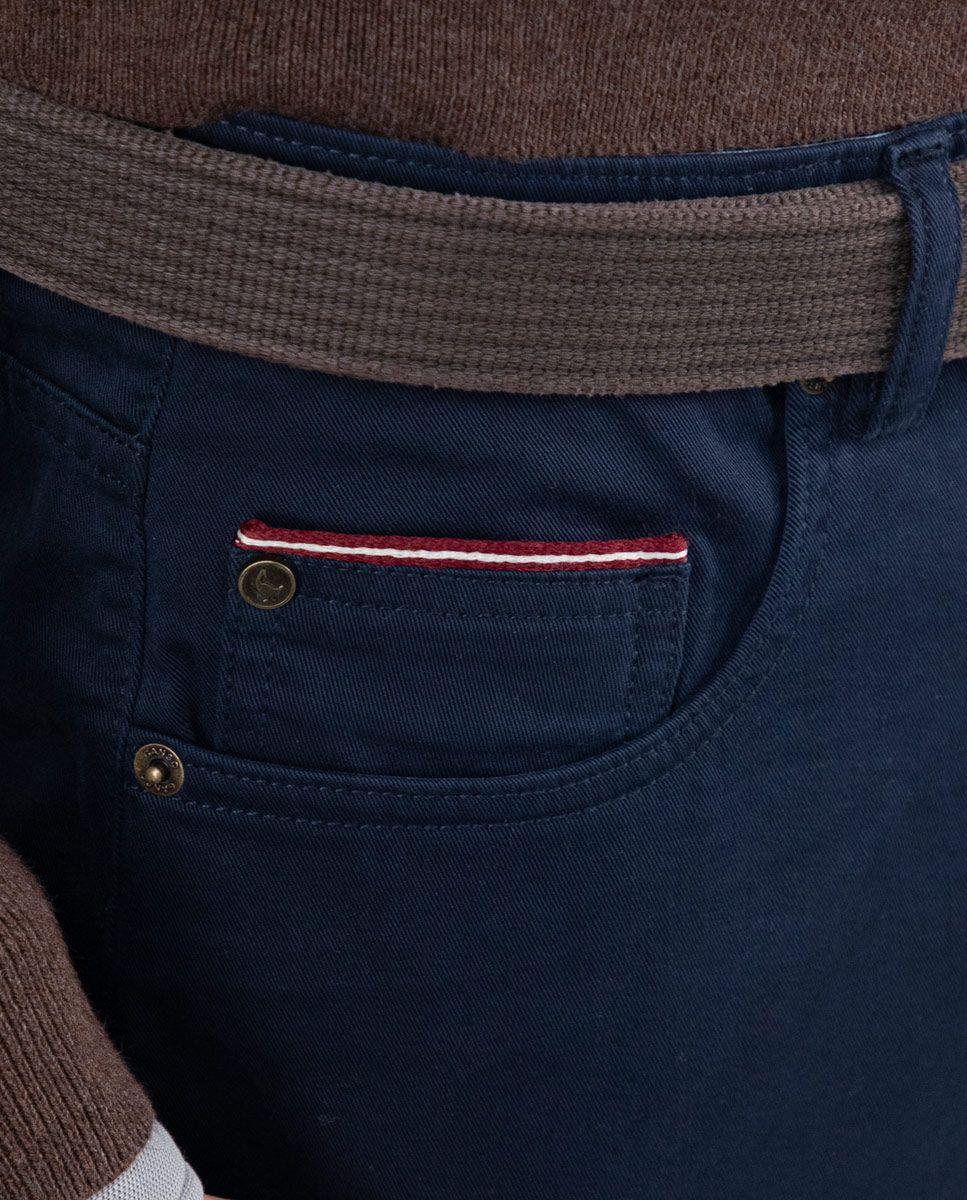 Pantalón 5 Bolsillos Marino-4