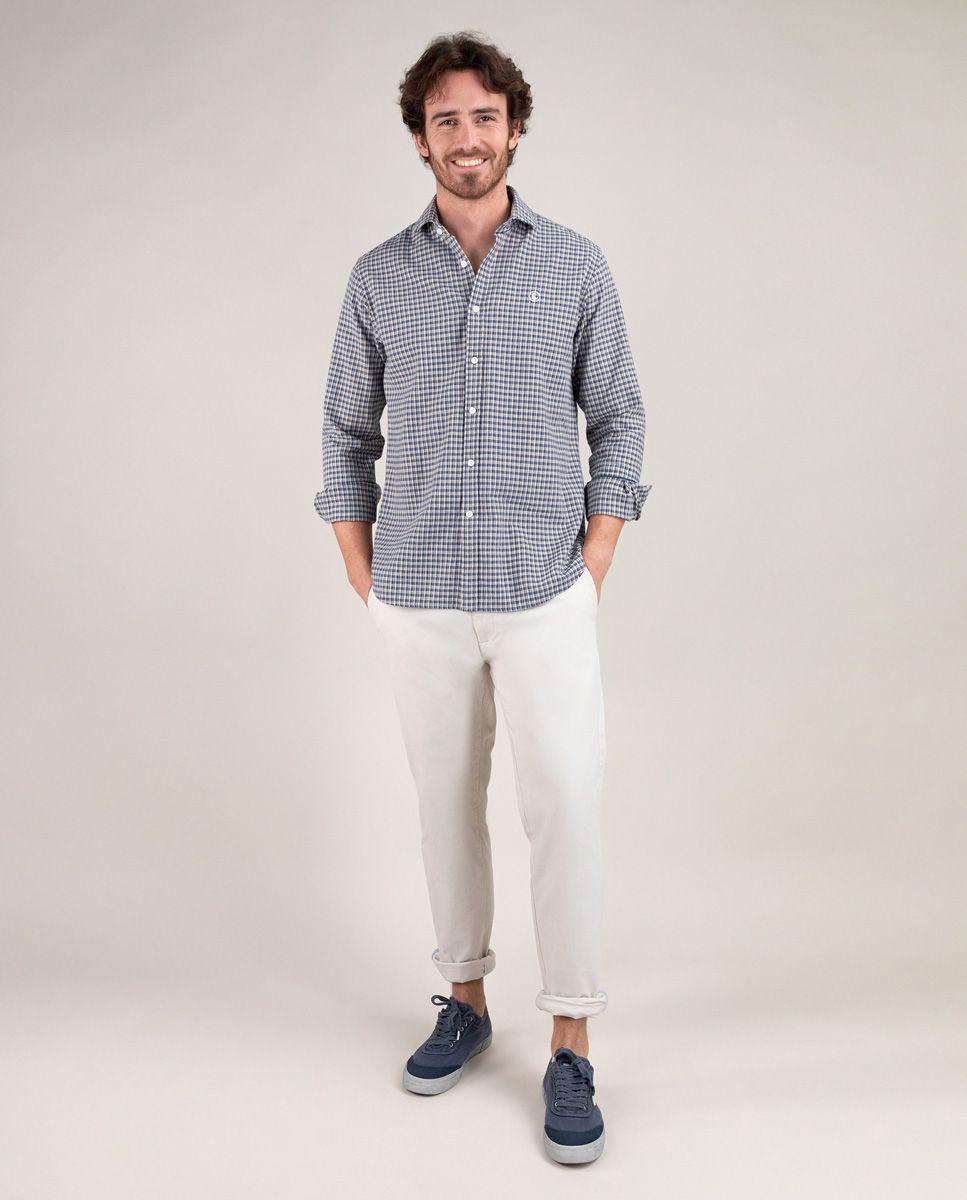 Camisa Denim Cuadro Denim HOMBRE PV 25-1