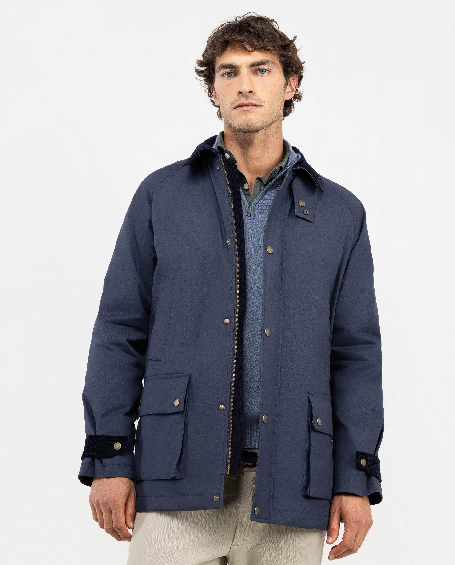 Chaqueta de Cuello Pana Marino HOMBRE OI 25-1